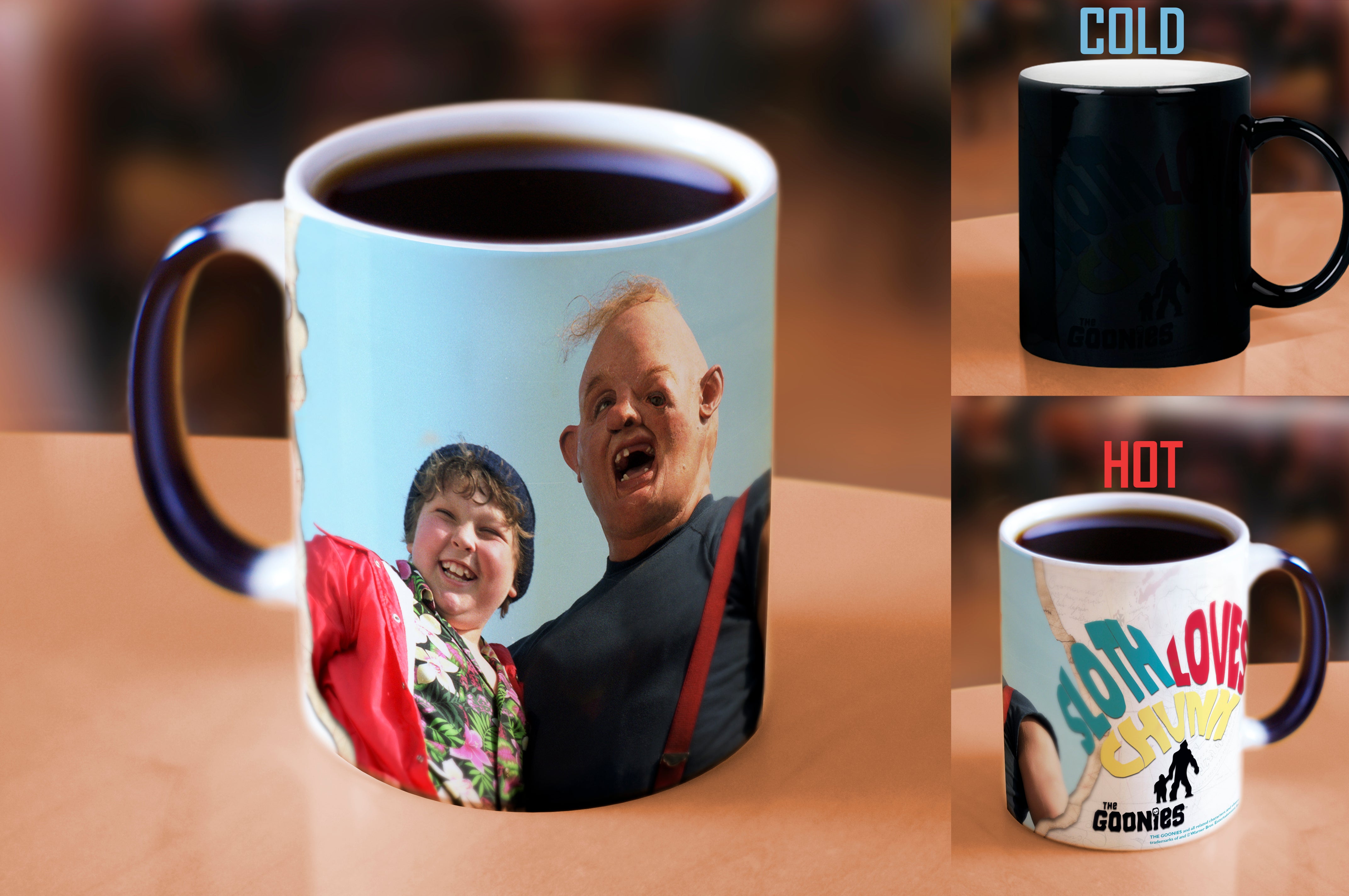 The Goonies (Sloth Loves Chunk) Morphing Mugs® Heat-Sensitive Mug MMUG196