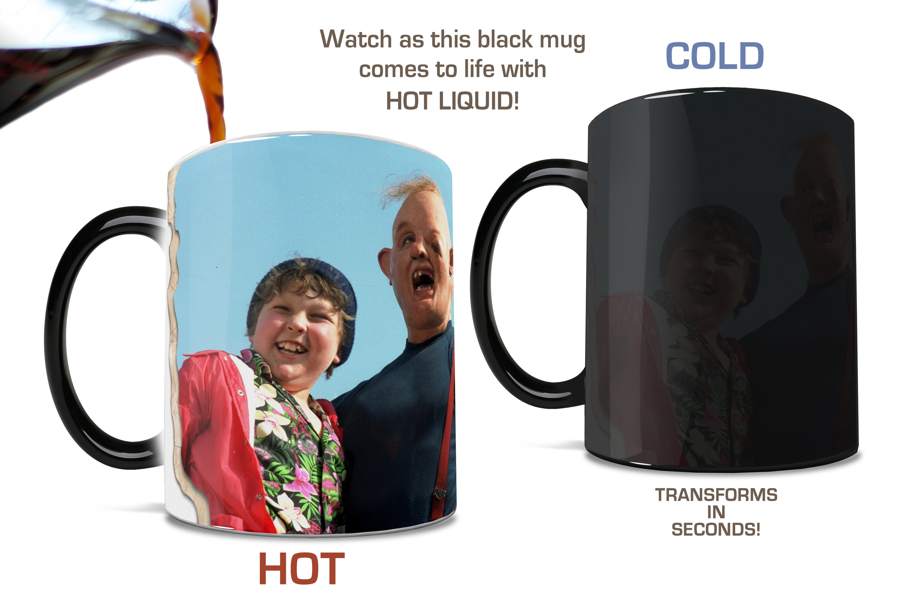 The Goonies (Sloth Loves Chunk) Morphing Mugs® Heat-Sensitive Mug MMUG196