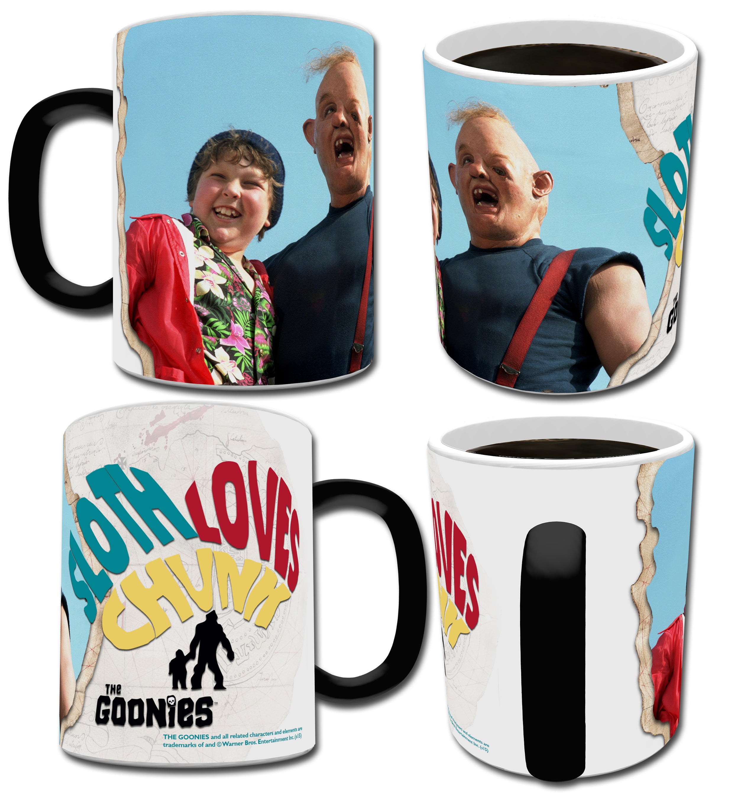 The Goonies (Sloth Loves Chunk) Morphing Mugs® Heat-Sensitive Mug MMUG196
