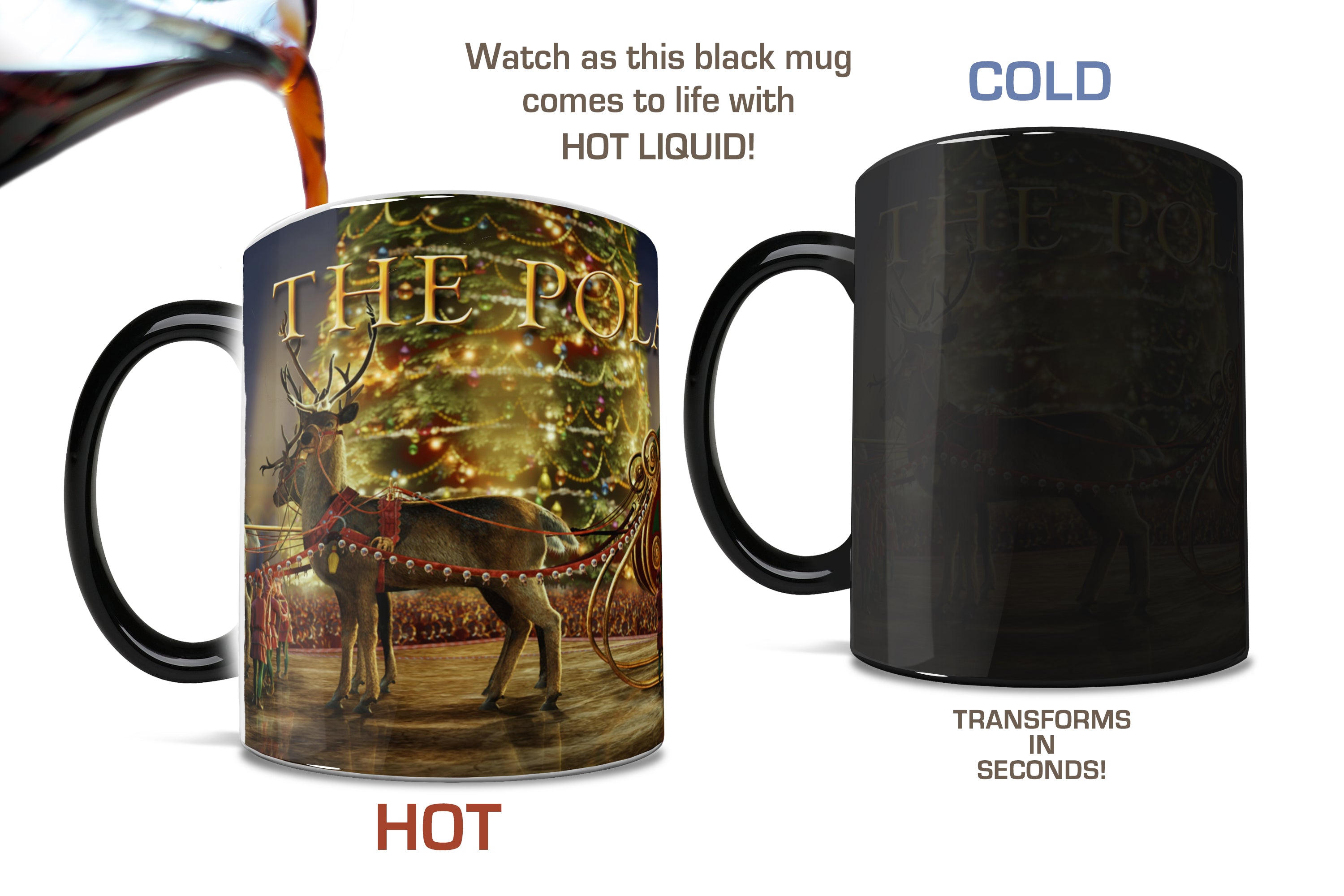 The Polar Express (Sleigh Ride With Santa) Morphing Mugs® Heat-Sensitive Mug MMUG197