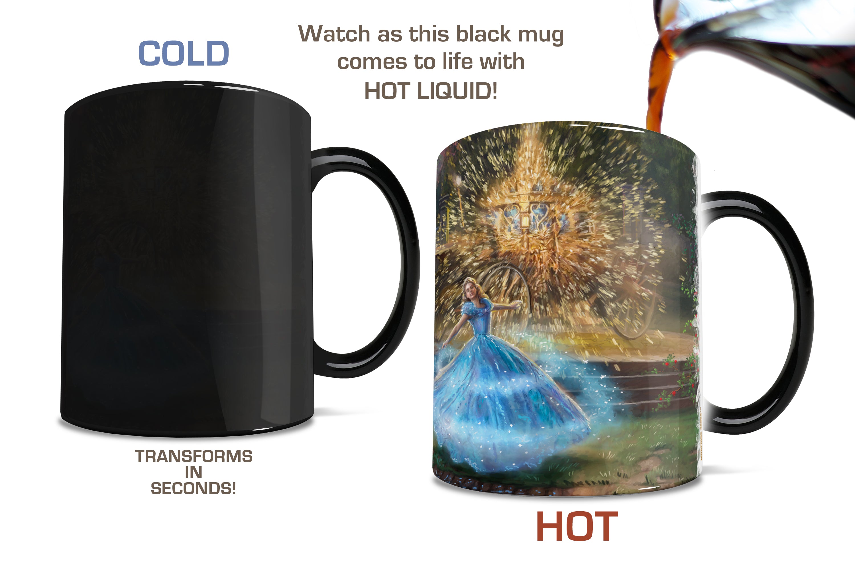Disney (Cinderella - Wishes Granted) Morphing Mugs® Heat-Sensitive Mug MMUG204