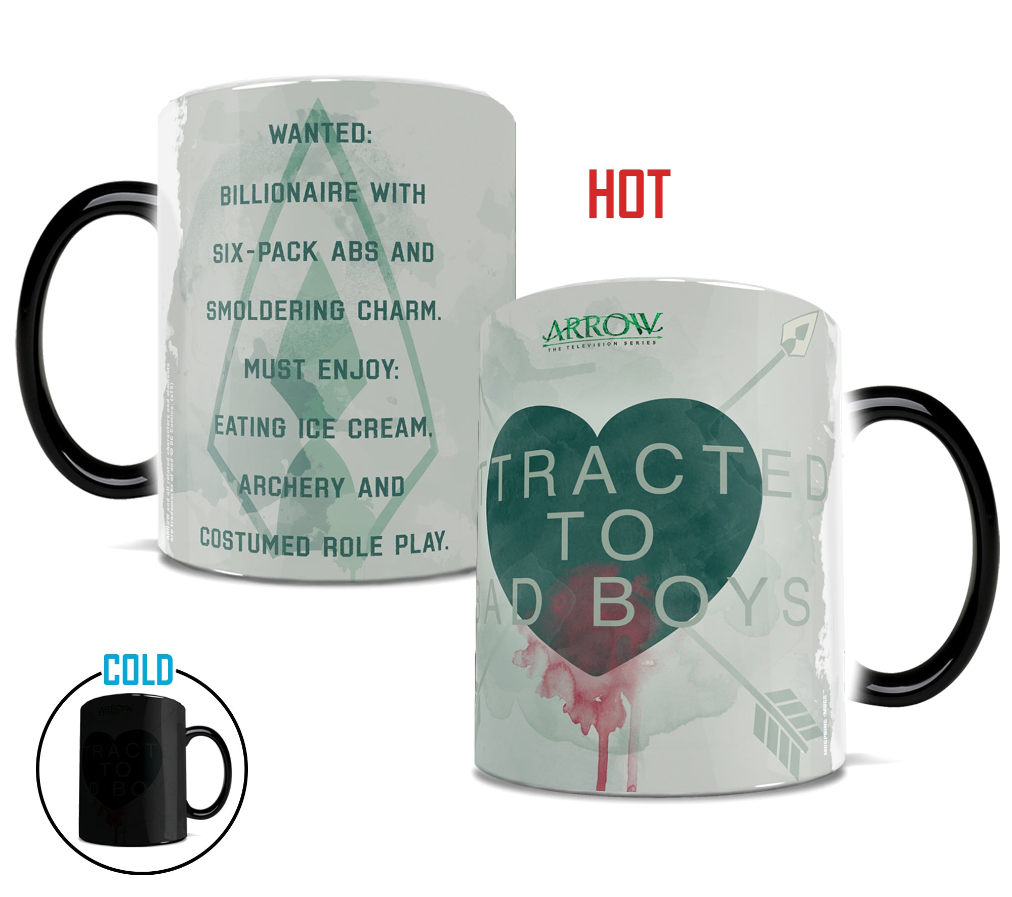 DC Comics (Arrow - Bad Boys) Morphing Mugs® Heat-Sensitive Mug MMUG207
