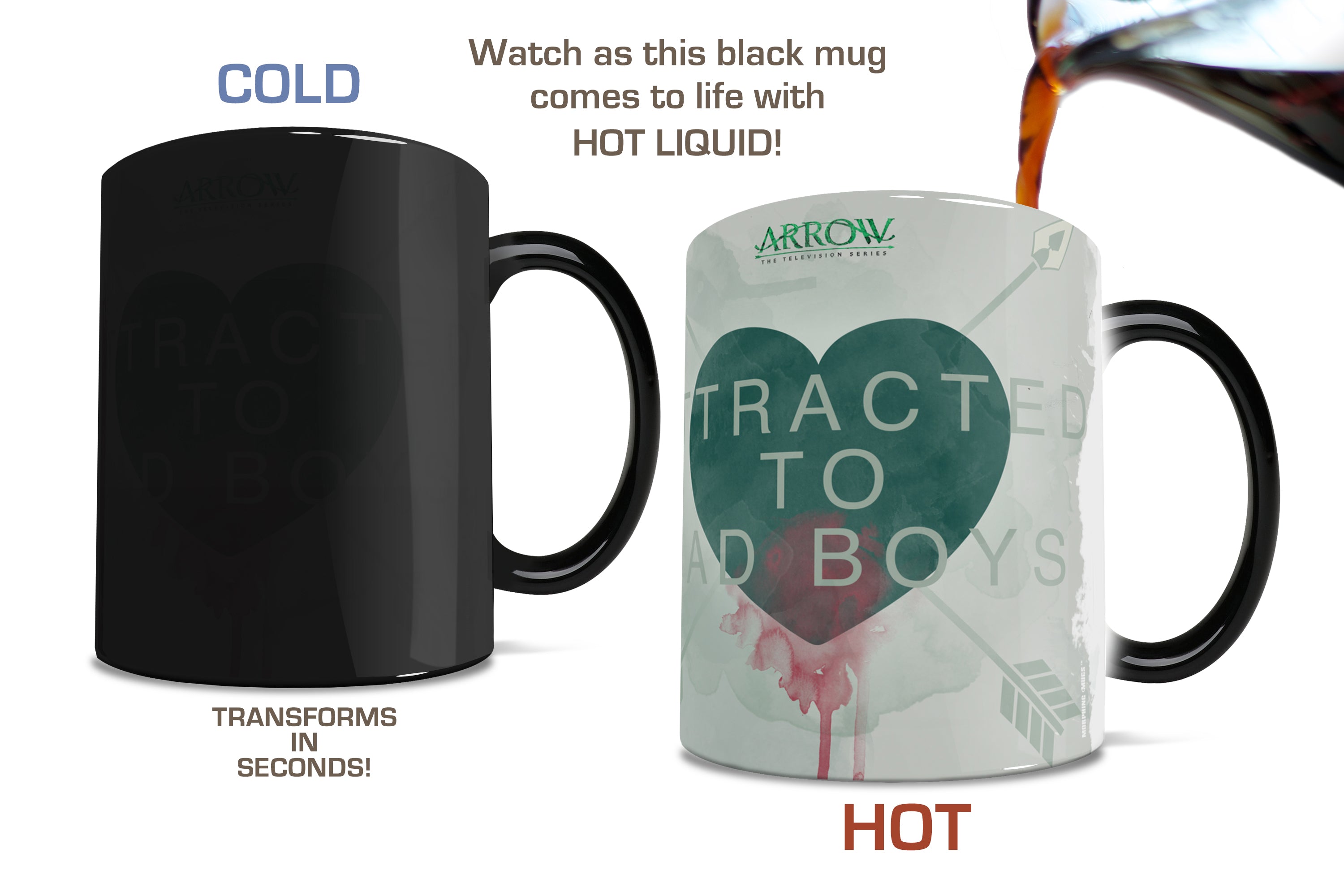 DC Comics (Arrow - Bad Boys) Morphing Mugs® Heat-Sensitive Mug MMUG207