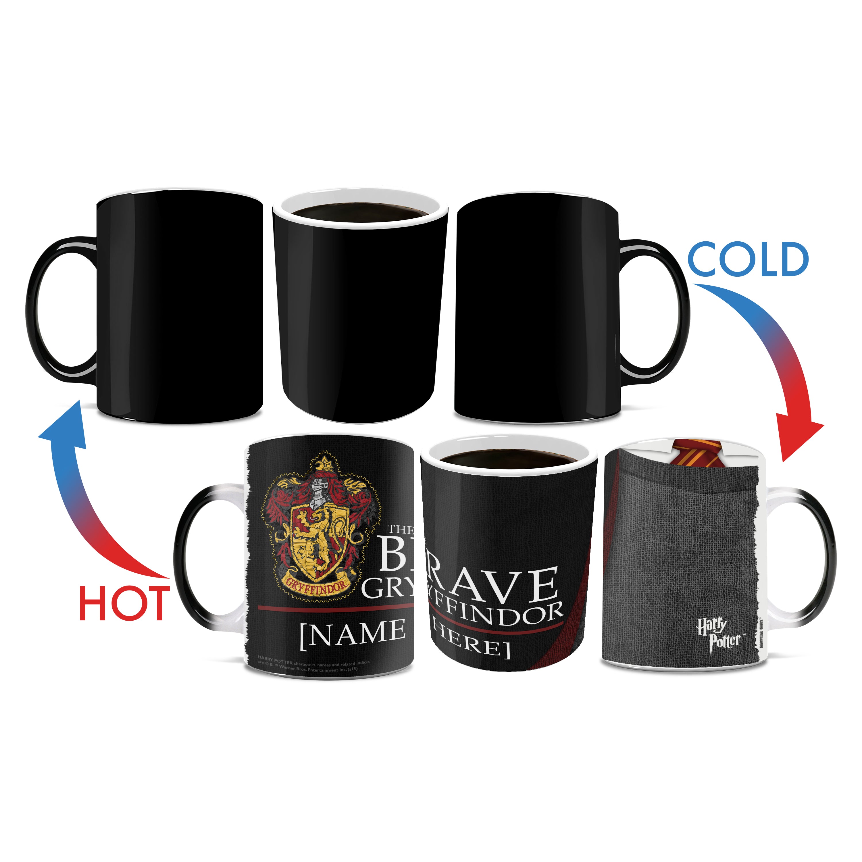 Harry Potter (Gryffindor Robe Personalized) Morphing Mugs® Heat-Sensitive Mug MMUG211