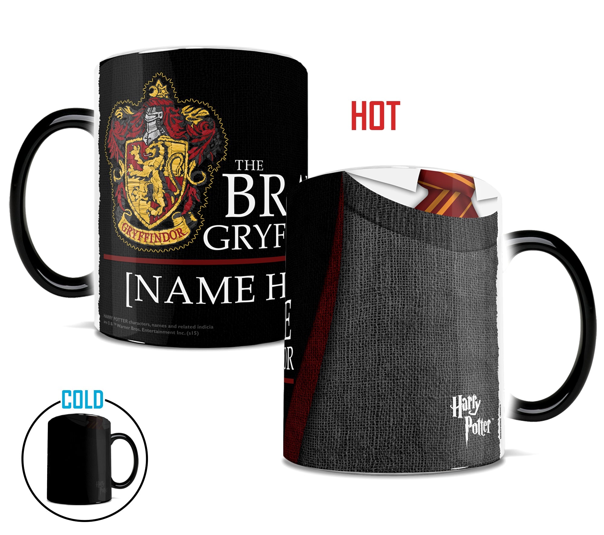 Harry Potter (Gryffindor Robe Personalized) Morphing Mugs® Heat-Sensitive Mug MMUG211