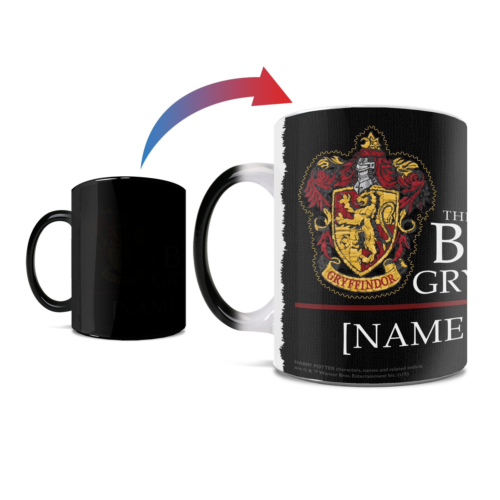 Harry Potter (Gryffindor Robe Personalized) Morphing Mugs® Heat-Sensitive Mug MMUG211