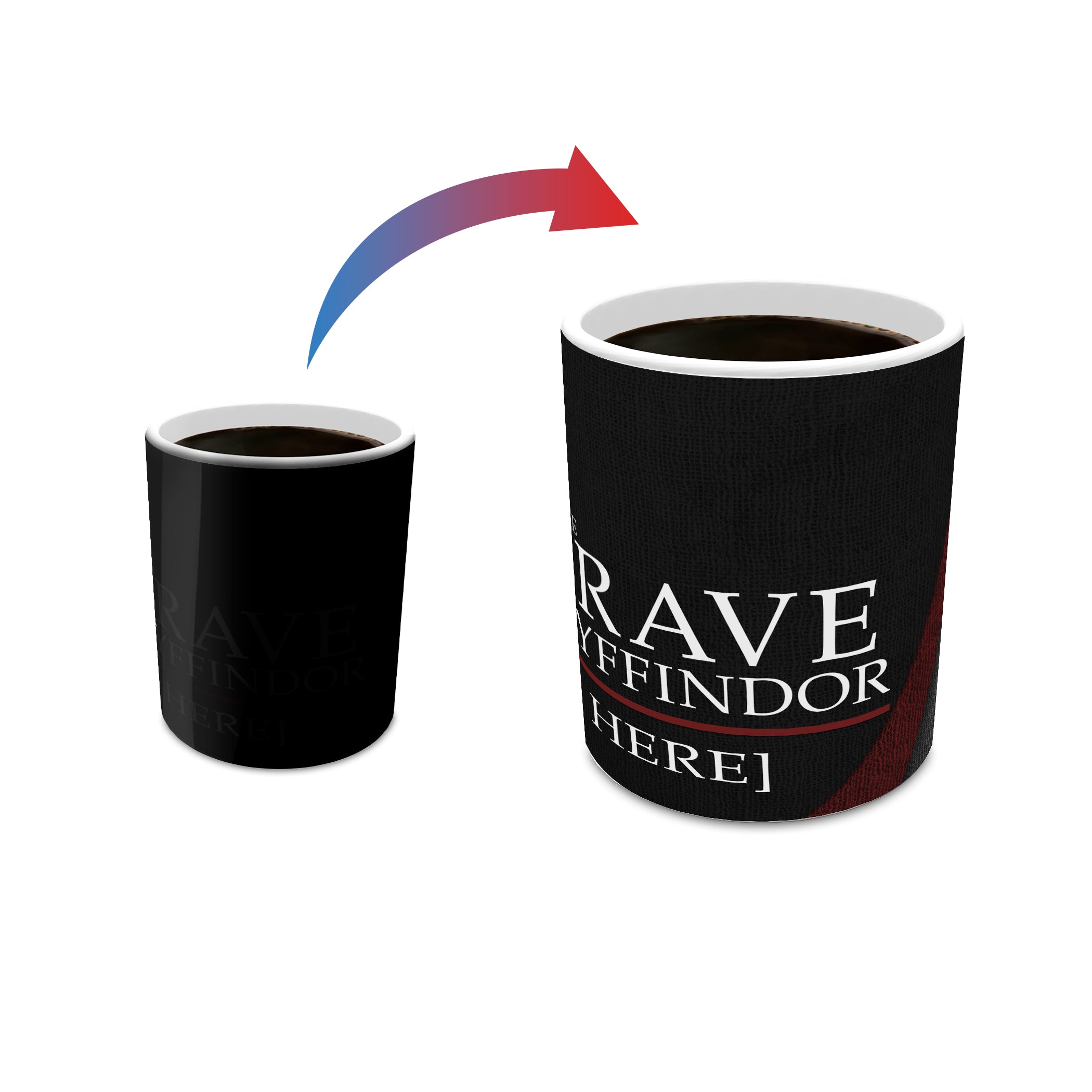 Harry Potter (Gryffindor Robe Personalized) Morphing Mugs® Heat-Sensitive Mug MMUG211