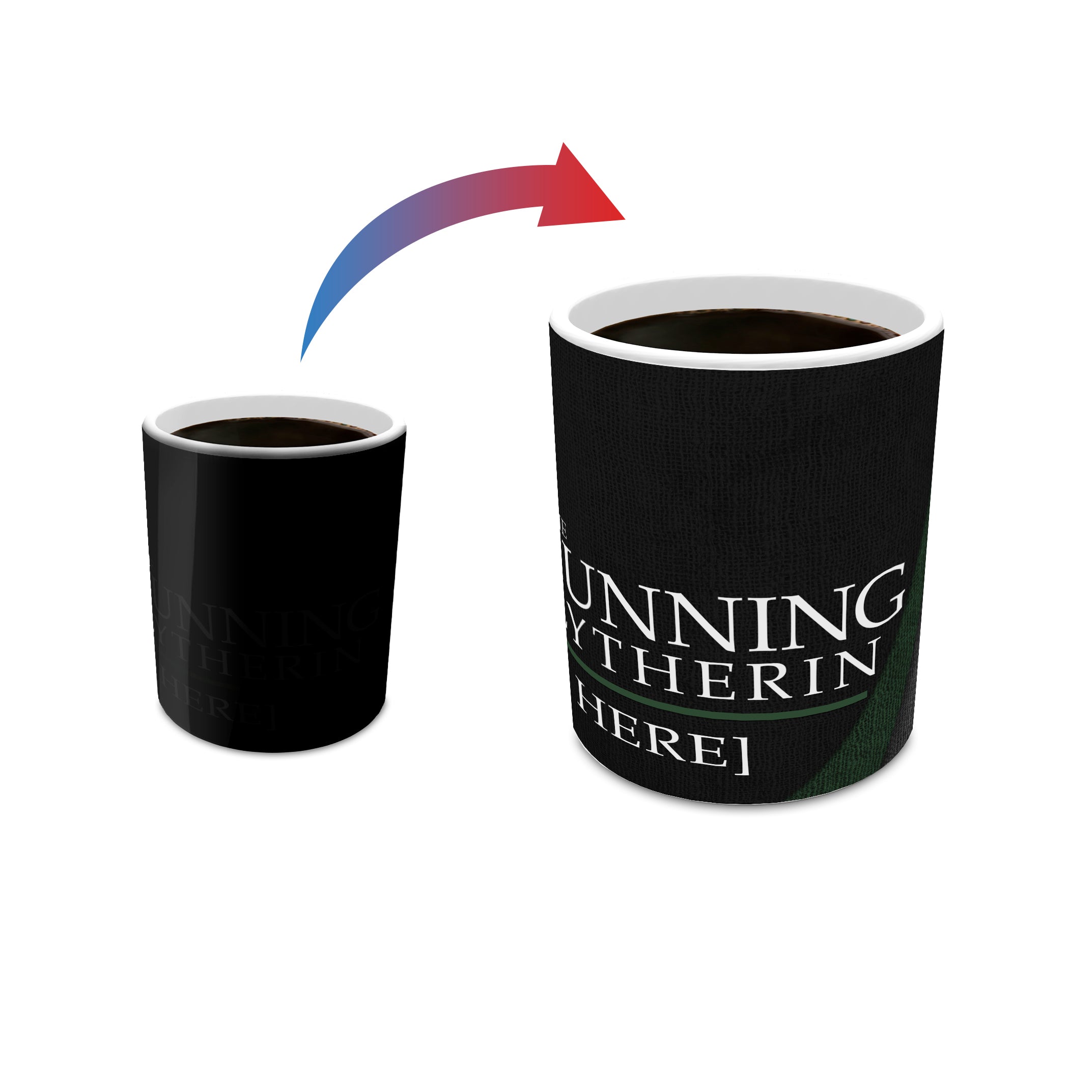 Harry Potter (Slytherin Robe Personalized) Morphing Mugs® Heat-Sensitive Mug MMUG212