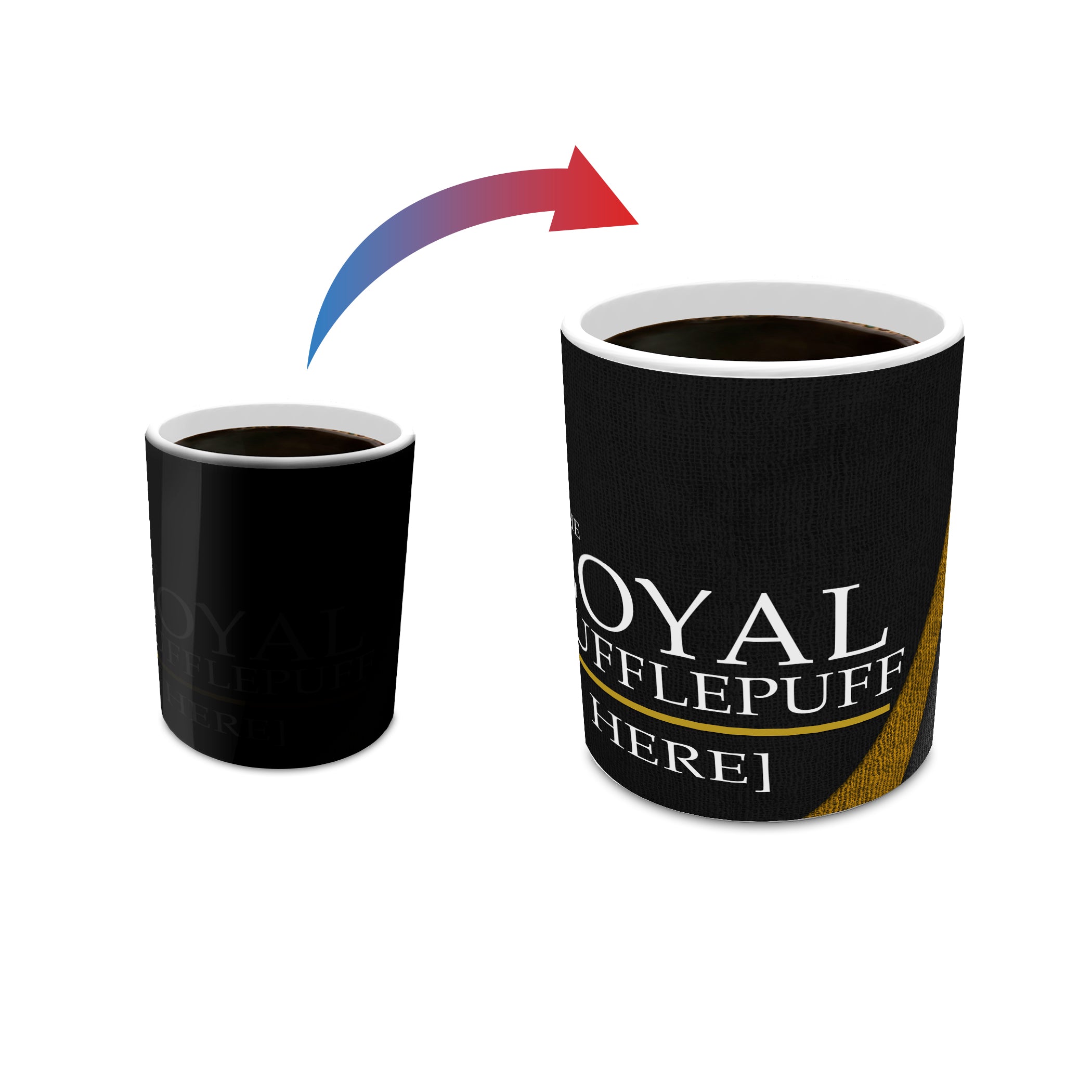 Harry Potter (Hufflepuff Robe Personalized) Morphing Mugs® Heat-Sensitive Mug MMUG213