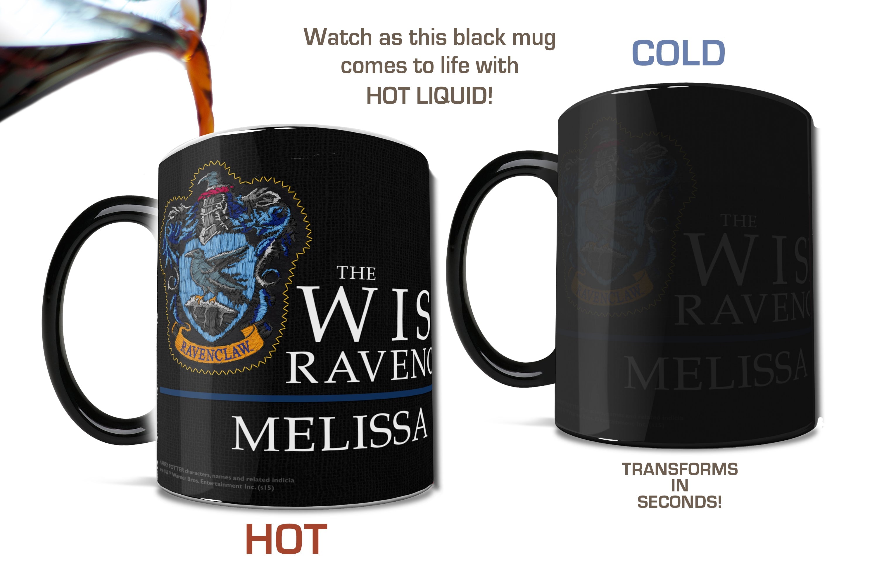 Harry Potter (Ravenclaw Robe Personalized) Morphing Mugs® Heat-Sensitive Mug MMUG214