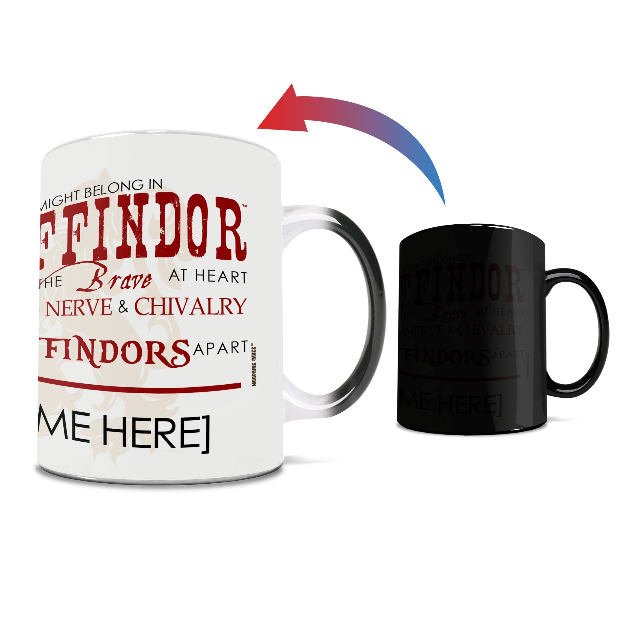 Harry Potter (Sorting Hat Gryffindor Personalized) Morphing Mugs® Heat-Sensitive Mug MMUG215