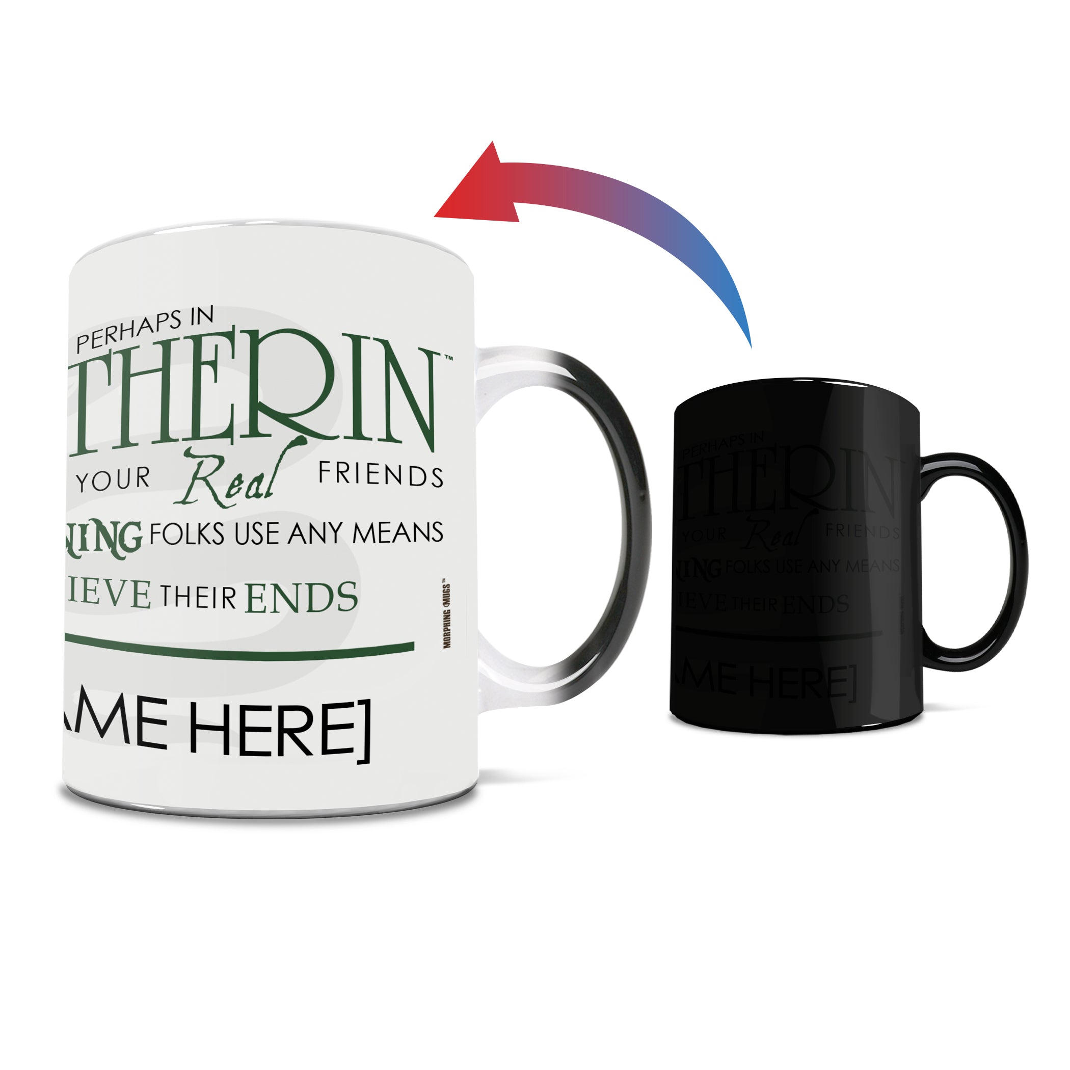 Harry Potter (Sorting Hat Slytherin Personalized) Morphing Mugs® Heat-Sensitive Mug MMUG216
