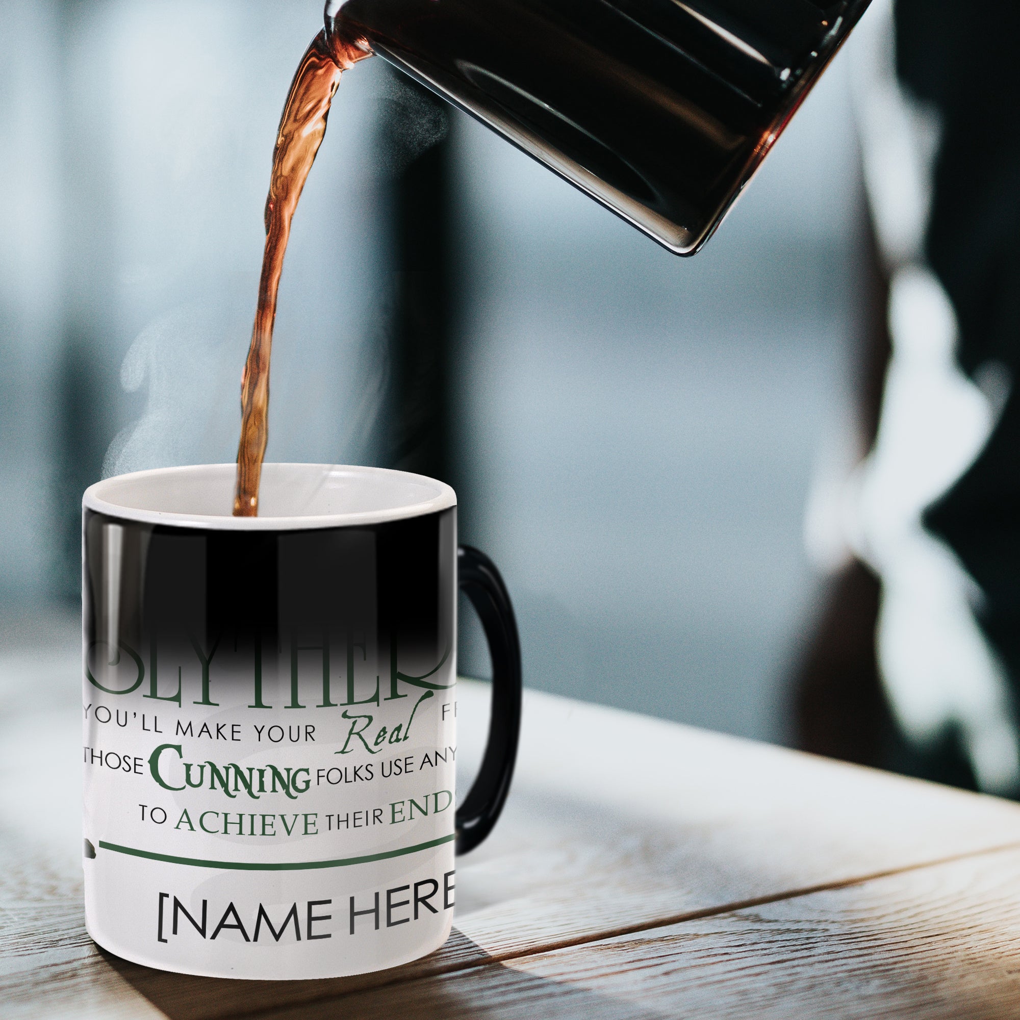 Harry Potter (Sorting Hat Slytherin Personalized) Morphing Mugs® Heat-Sensitive Mug MMUG216