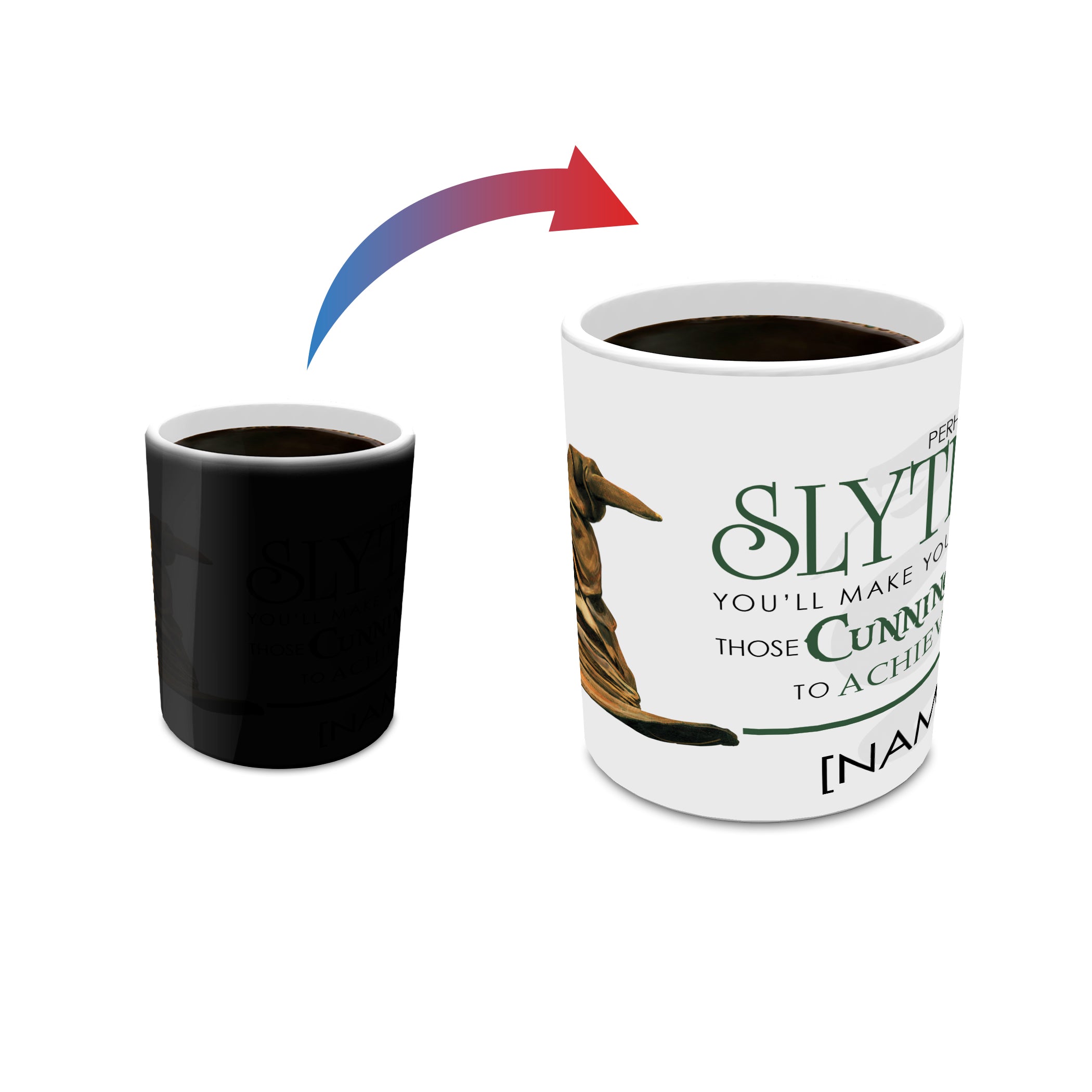 Harry Potter (Sorting Hat Slytherin Personalized) Morphing Mugs® Heat-Sensitive Mug MMUG216