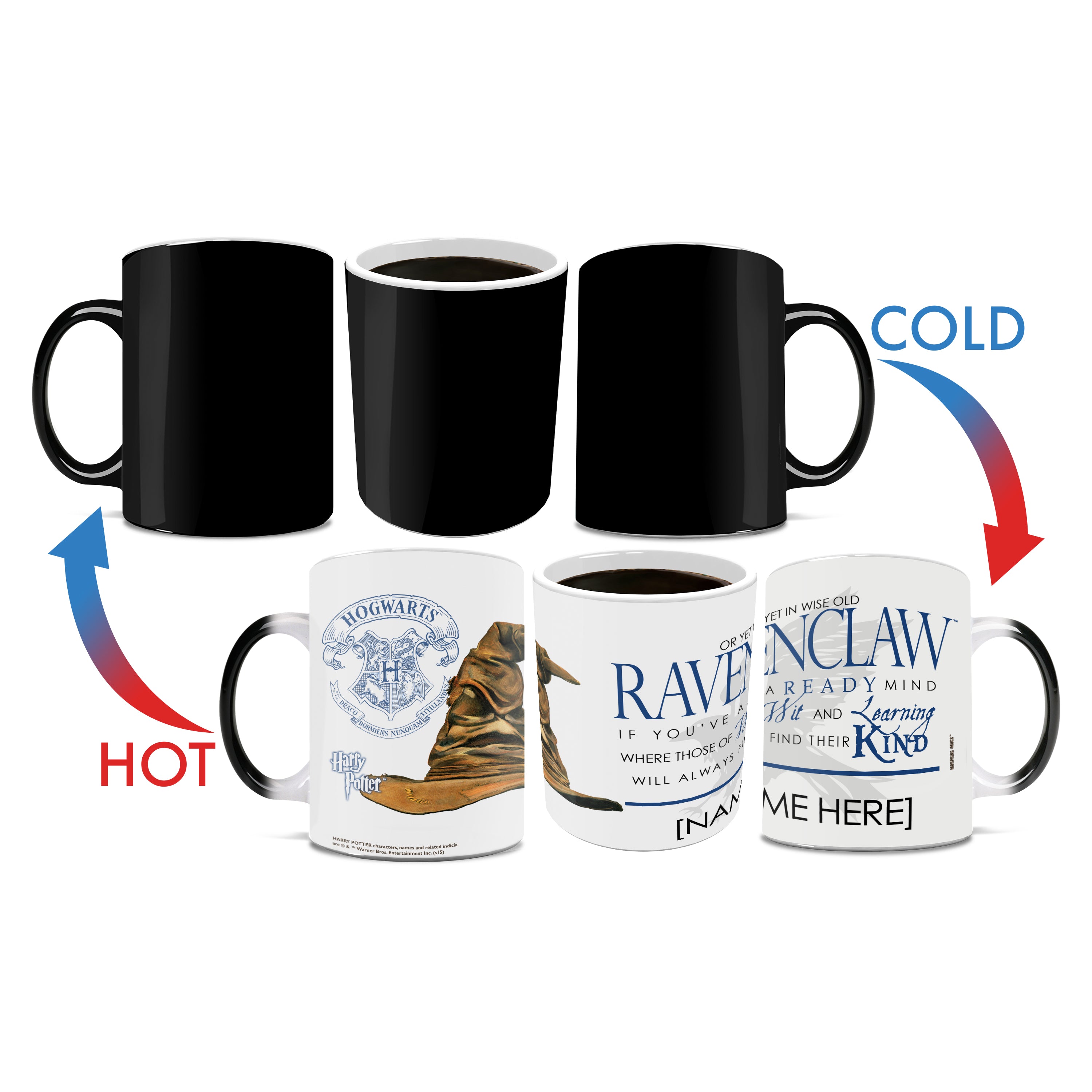 Harry Potter (Sorting Hat Ravenclaw Personalized) Morphing Mugs® Heat-Sensitive Mug MMUG218