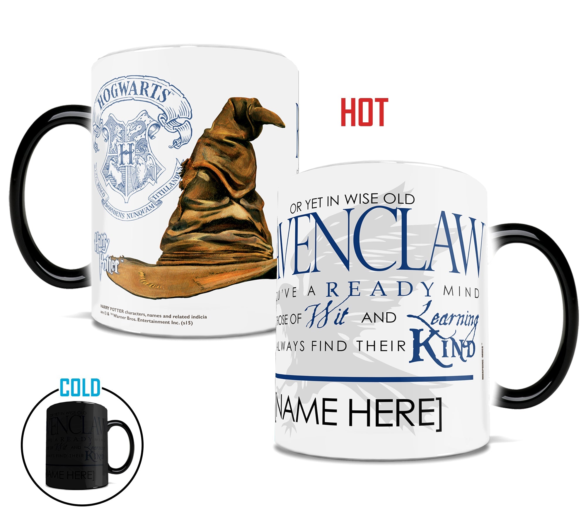Harry Potter (Sorting Hat Ravenclaw Personalized) Morphing Mugs® Heat-Sensitive Mug MMUG218