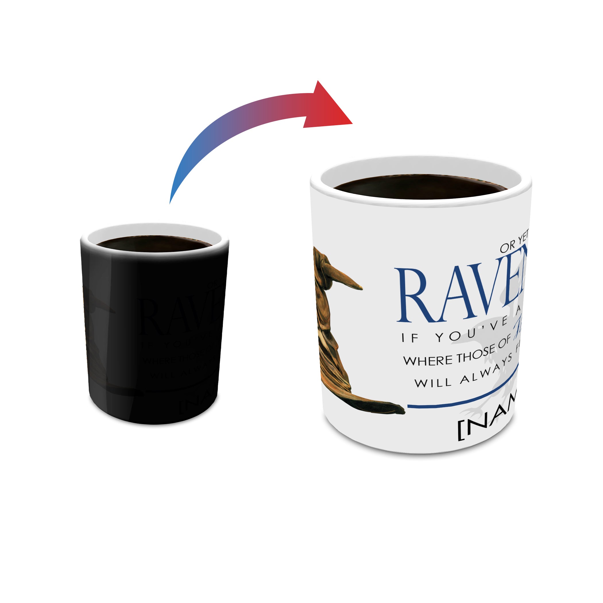 Harry Potter (Sorting Hat Ravenclaw Personalized) Morphing Mugs® Heat-Sensitive Mug MMUG218