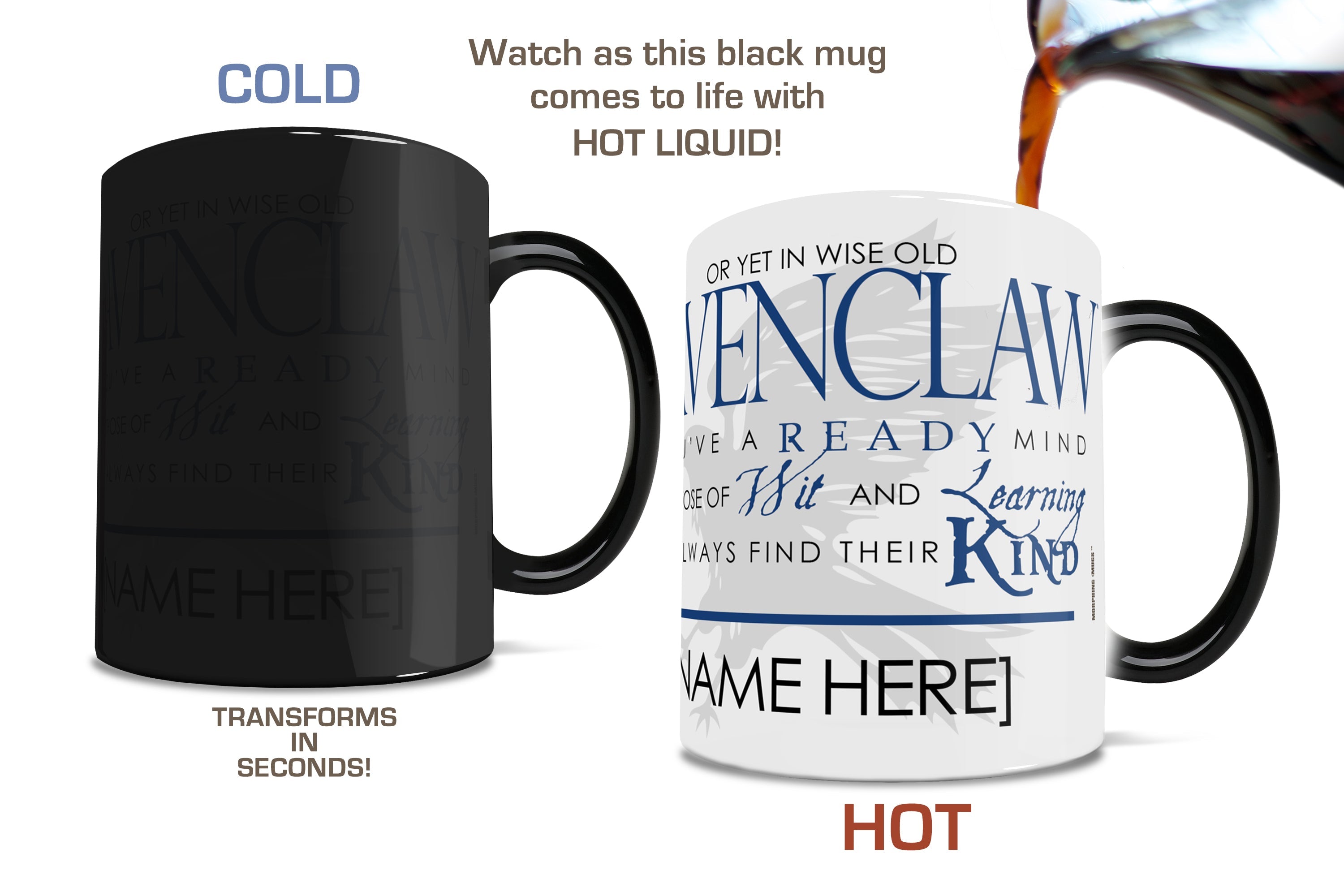 Harry Potter (Sorting Hat Ravenclaw Personalized) Morphing Mugs® Heat-Sensitive Mug MMUG218