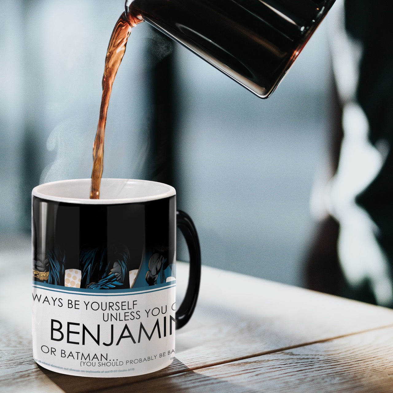 DC Comics Justice League Batman (Personalized) Morphing Mugs® Heat-Sensitive Mug MMUG219