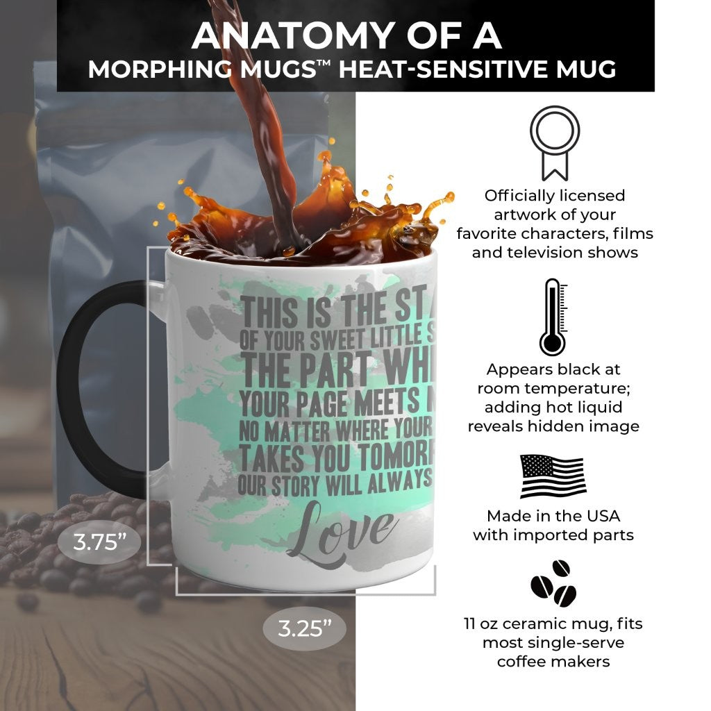 Wedding Collection (Our Story - Personalized) Morphing Mugs® Heat-Sensitive Mug MMUG223