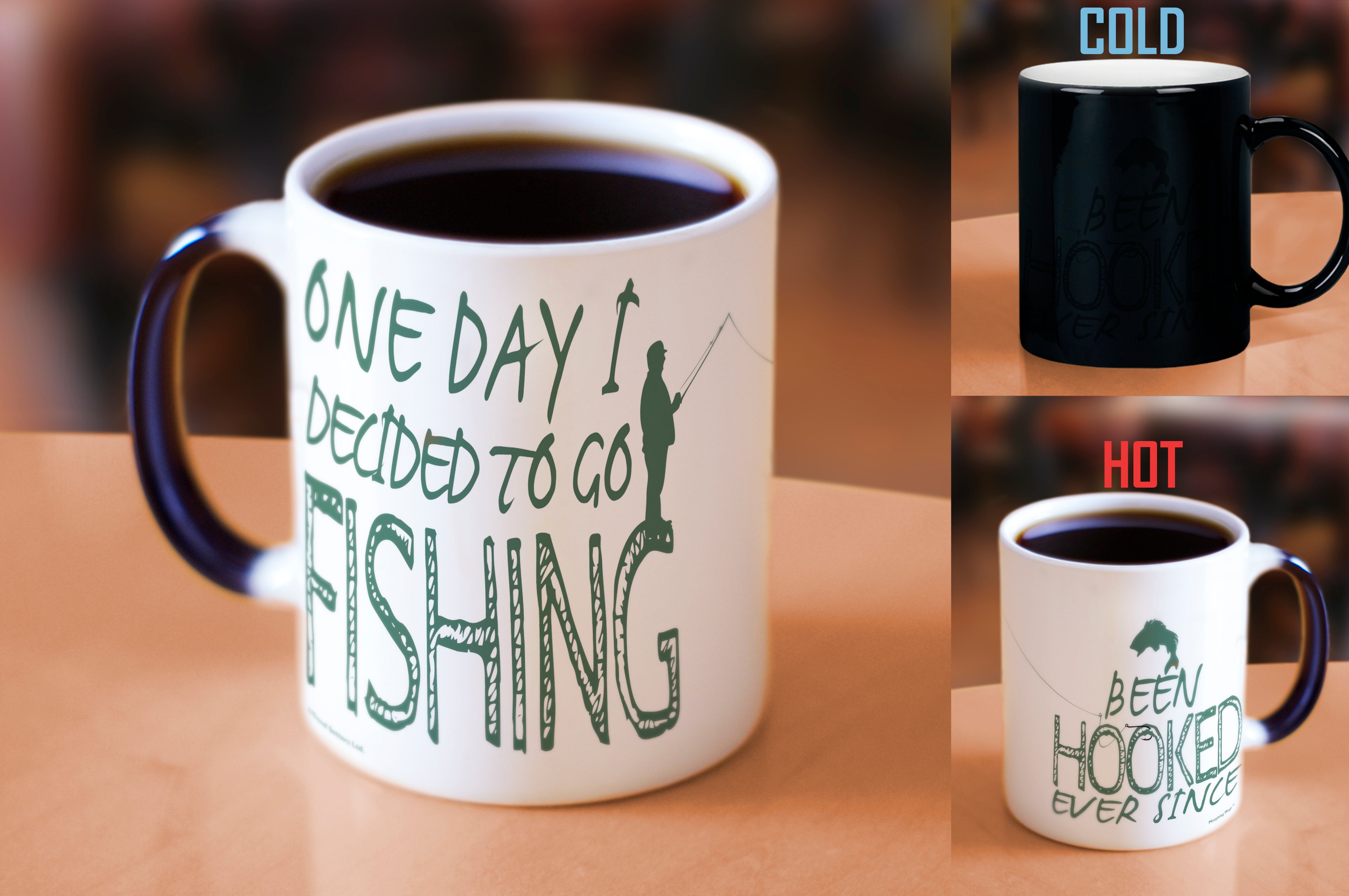 Sports Collection (Hooked on Fishing) Morphing Mugs® Heat-Sensitive Mug MMUG233