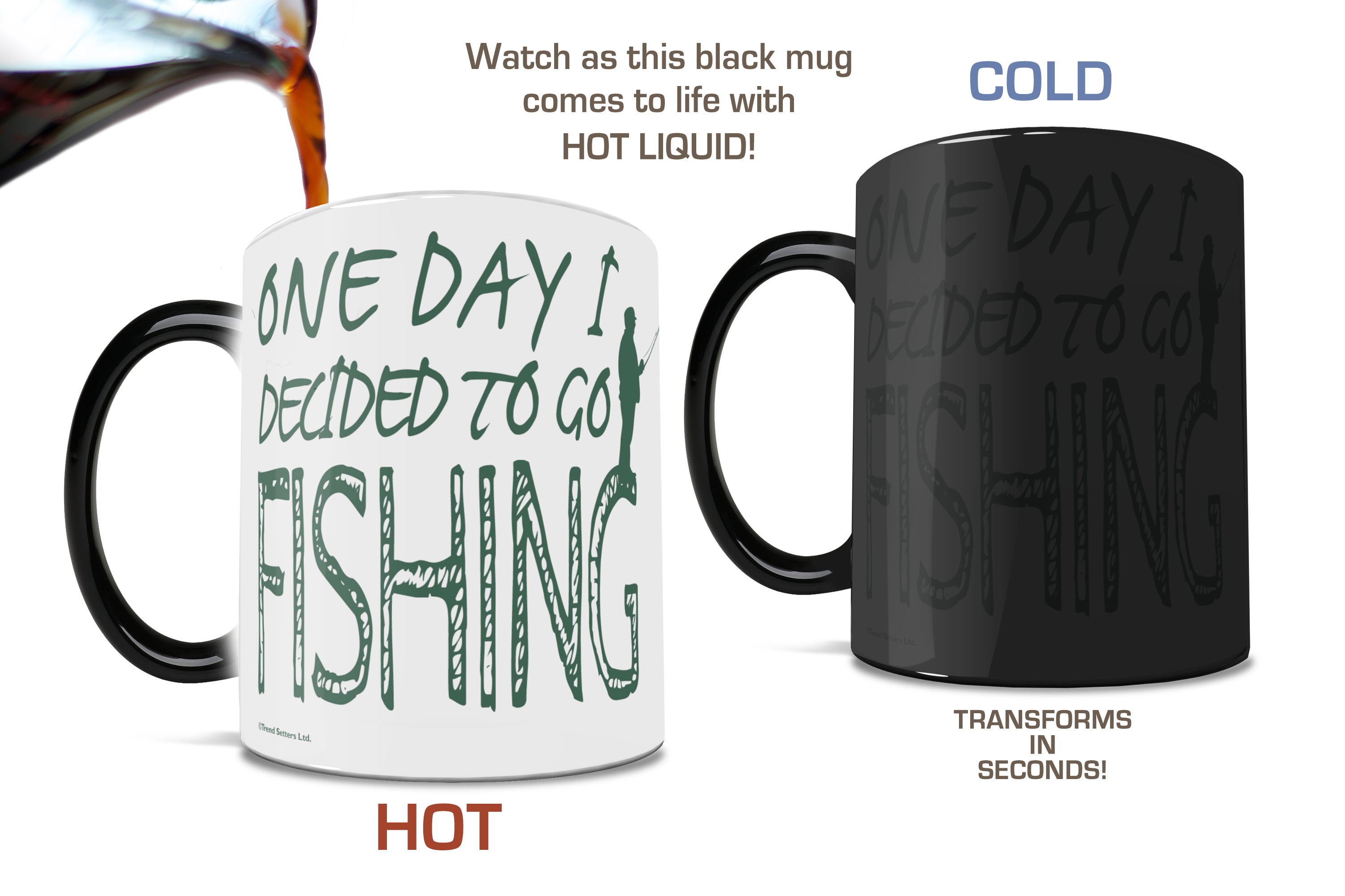 Sports Collection (Hooked on Fishing) Morphing Mugs® Heat-Sensitive Mug MMUG233