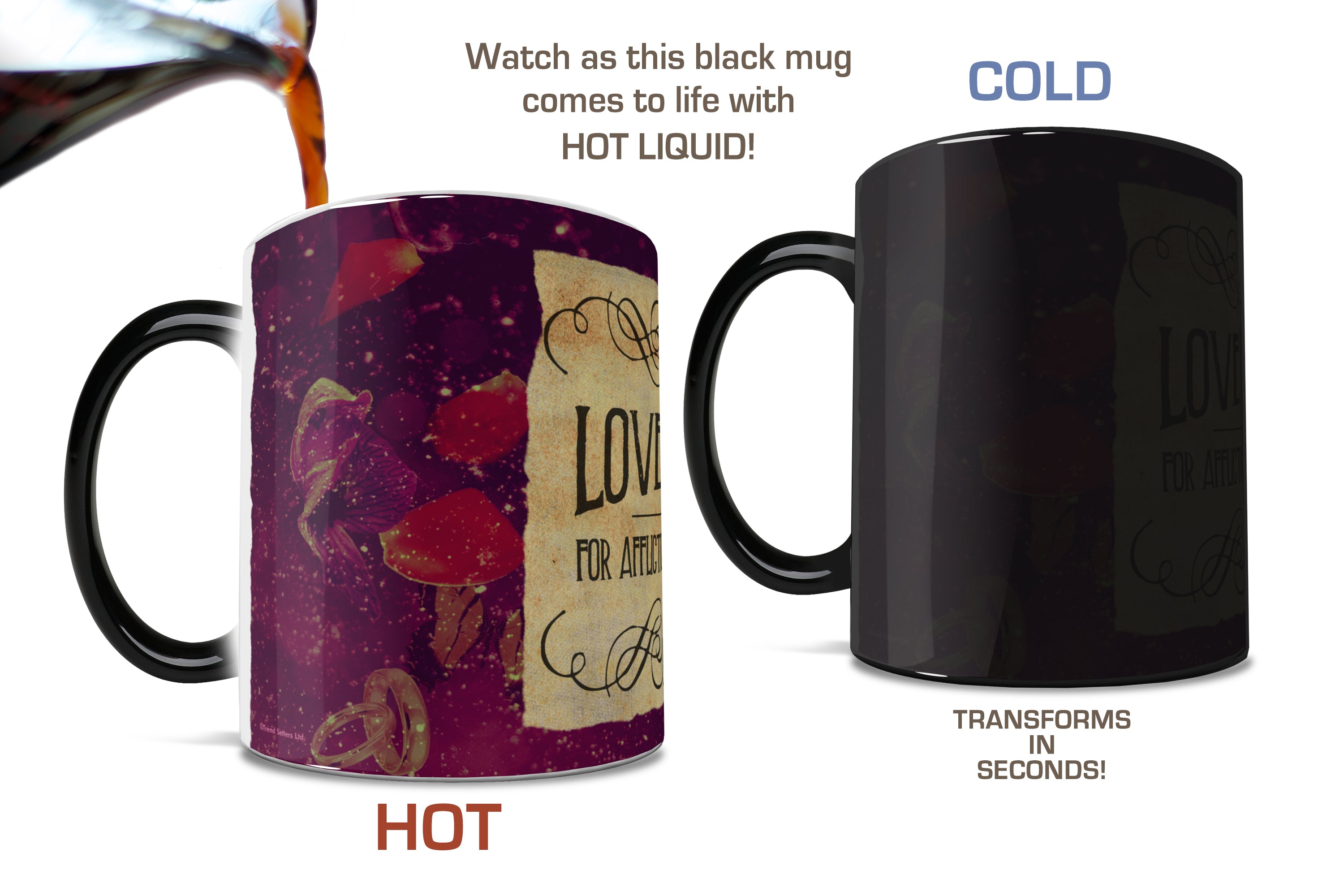 Valentines Day Collection (Love Potion No. 9) Morphing Mugs® Heat-Sensitive Mug MMUG240
