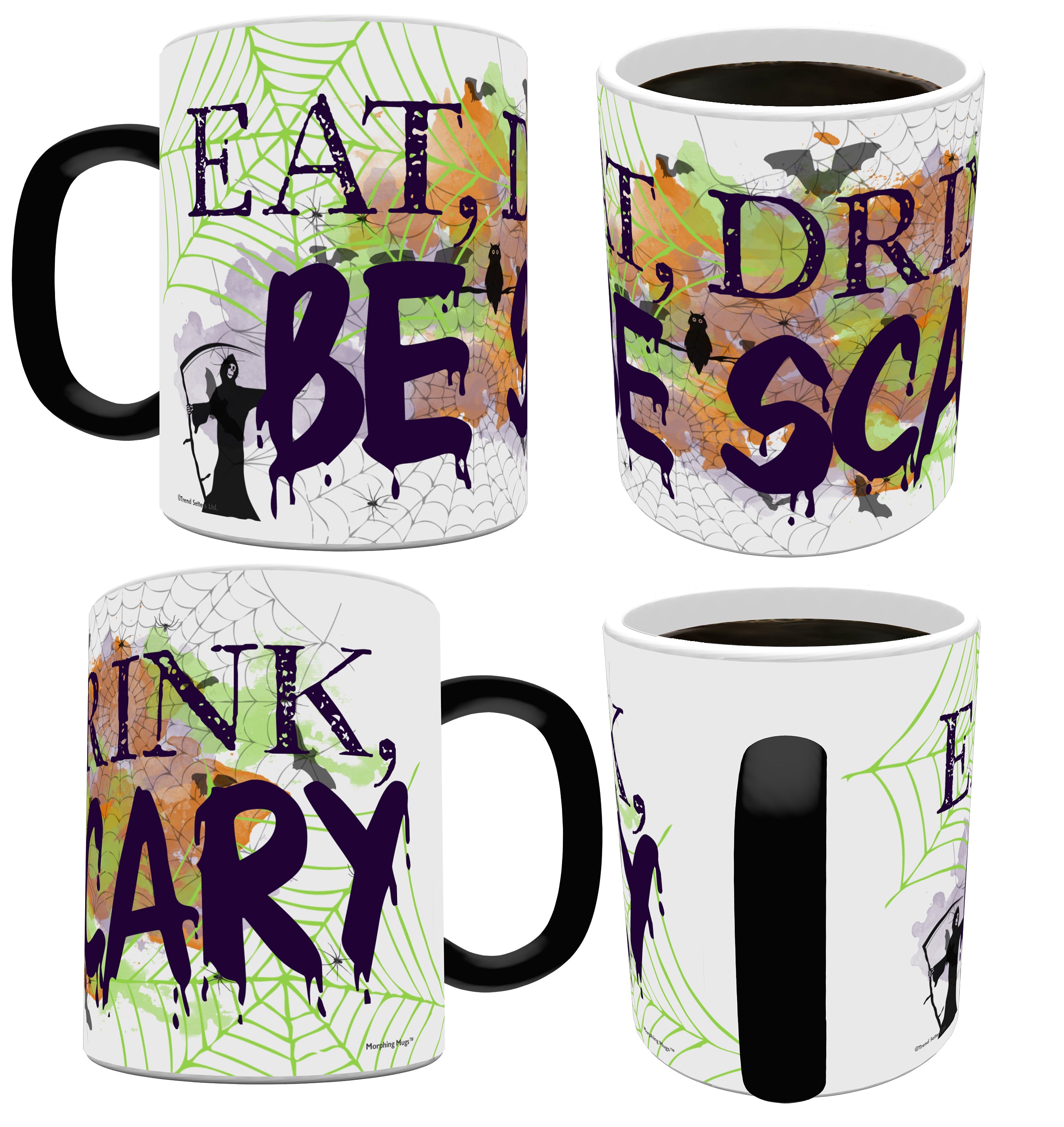 Halloween Collection (Eat Drink Be Scary) Morphing Mugs® Heat-Sensitive Mug MMUG243