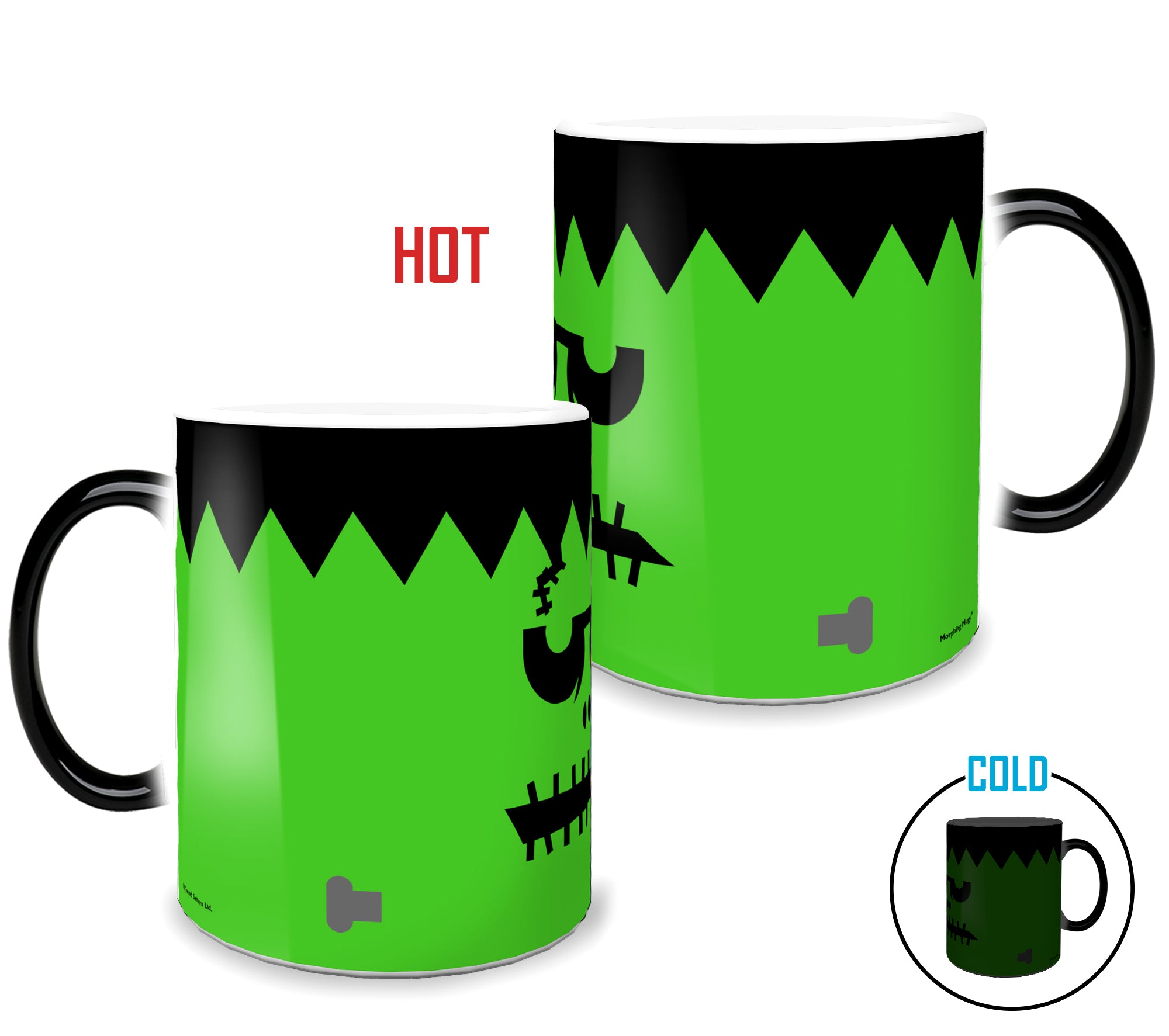 Halloween Collection (Face of Frankenstein) Morphing Mugs® Heat-Sensitive Mug MMUG244