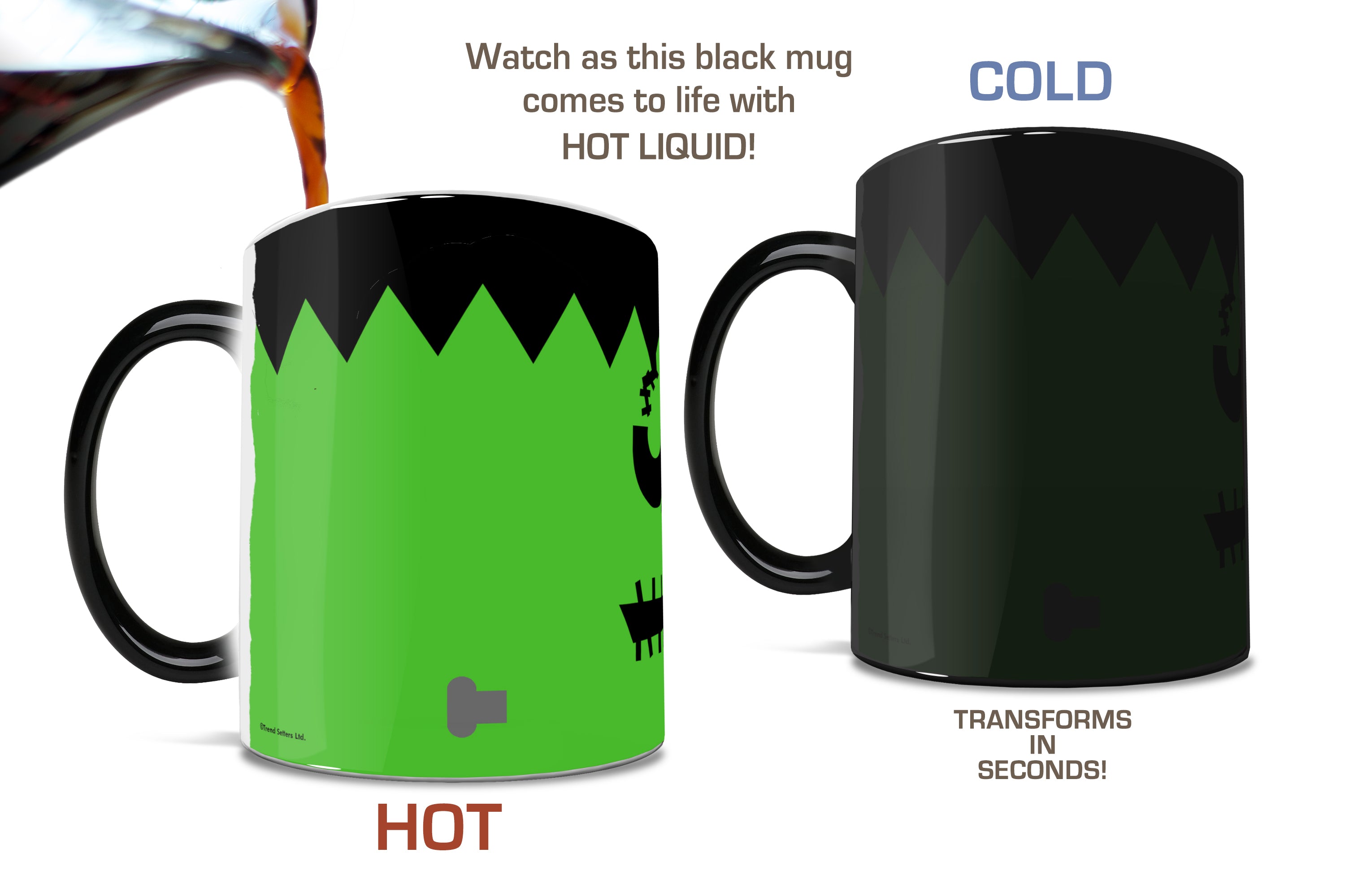 Halloween Collection (Face of Frankenstein) Morphing Mugs® Heat-Sensitive Mug MMUG244