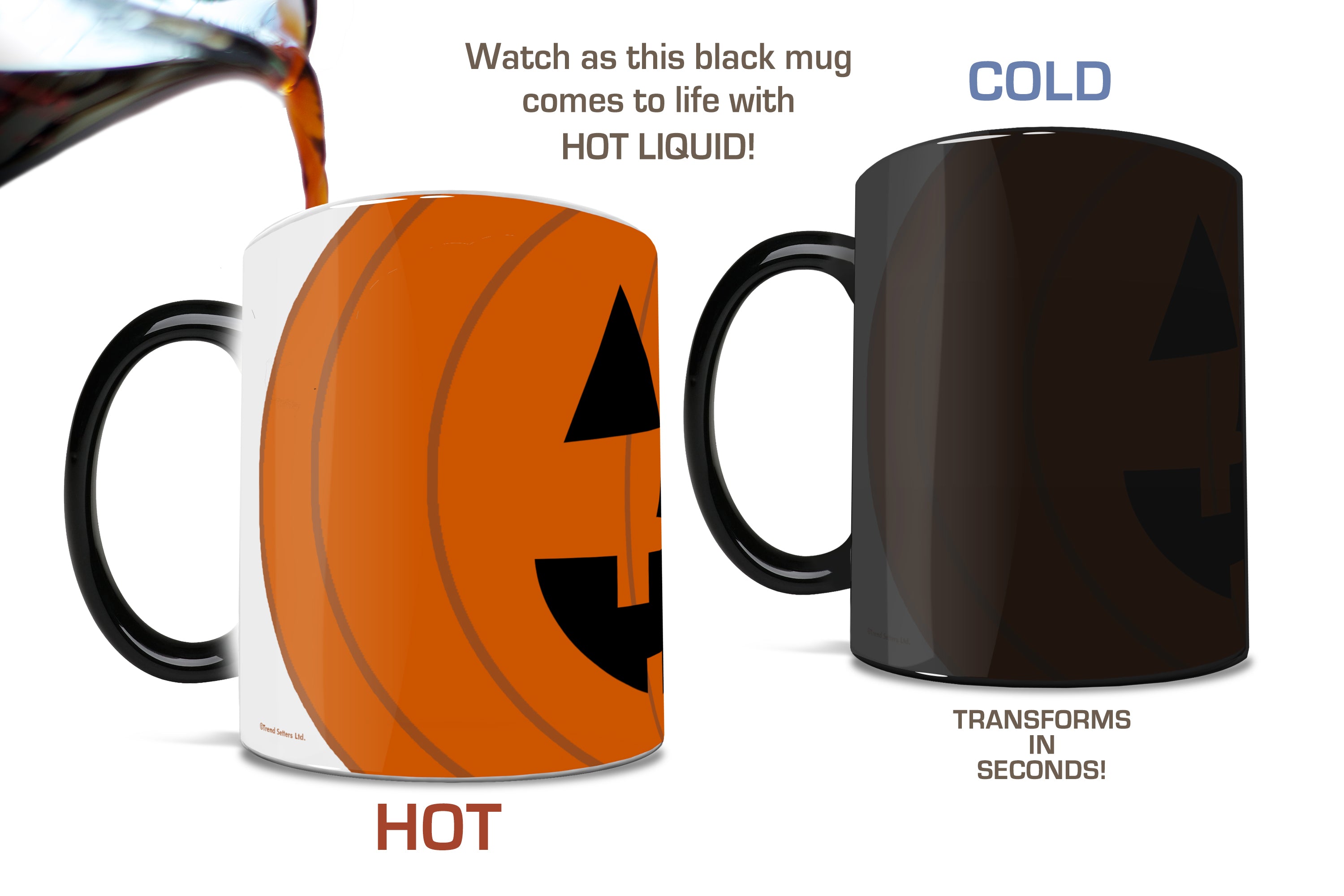 Halloween Collection (Face of Pumpkin) Morphing Mugs® Heat-Sensitive Mug MMUG247