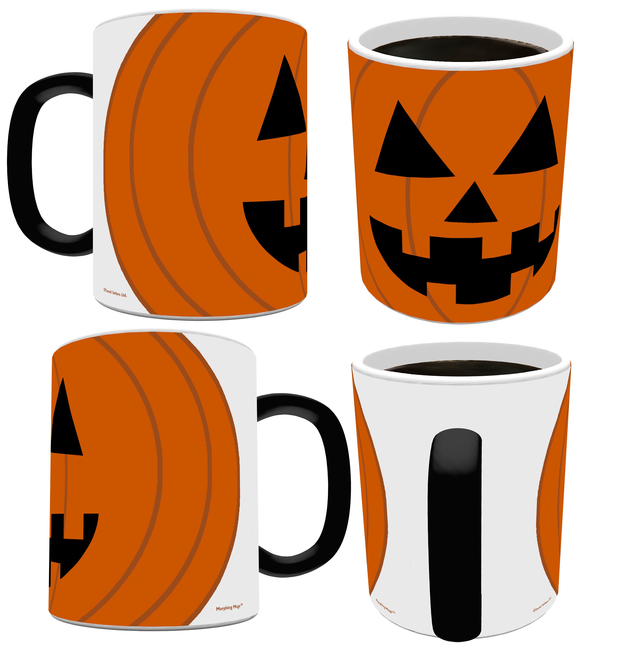 Halloween Collection (Face of Pumpkin) Morphing Mugs® Heat-Sensitive Mug MMUG247