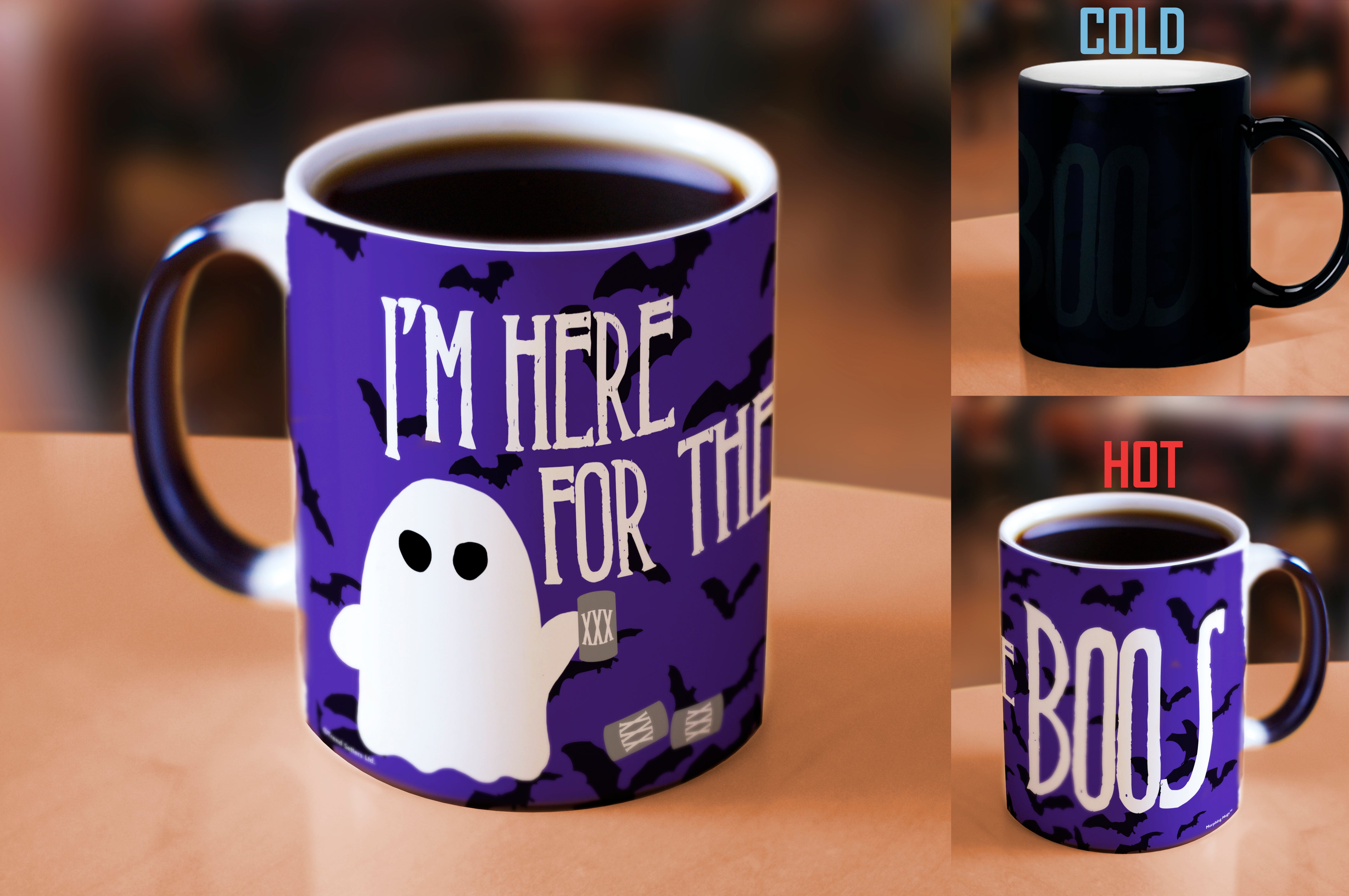 Halloween Collection (Here For The Boos) Morphing Mugs® Heat-Sensitive Mug MMUG249