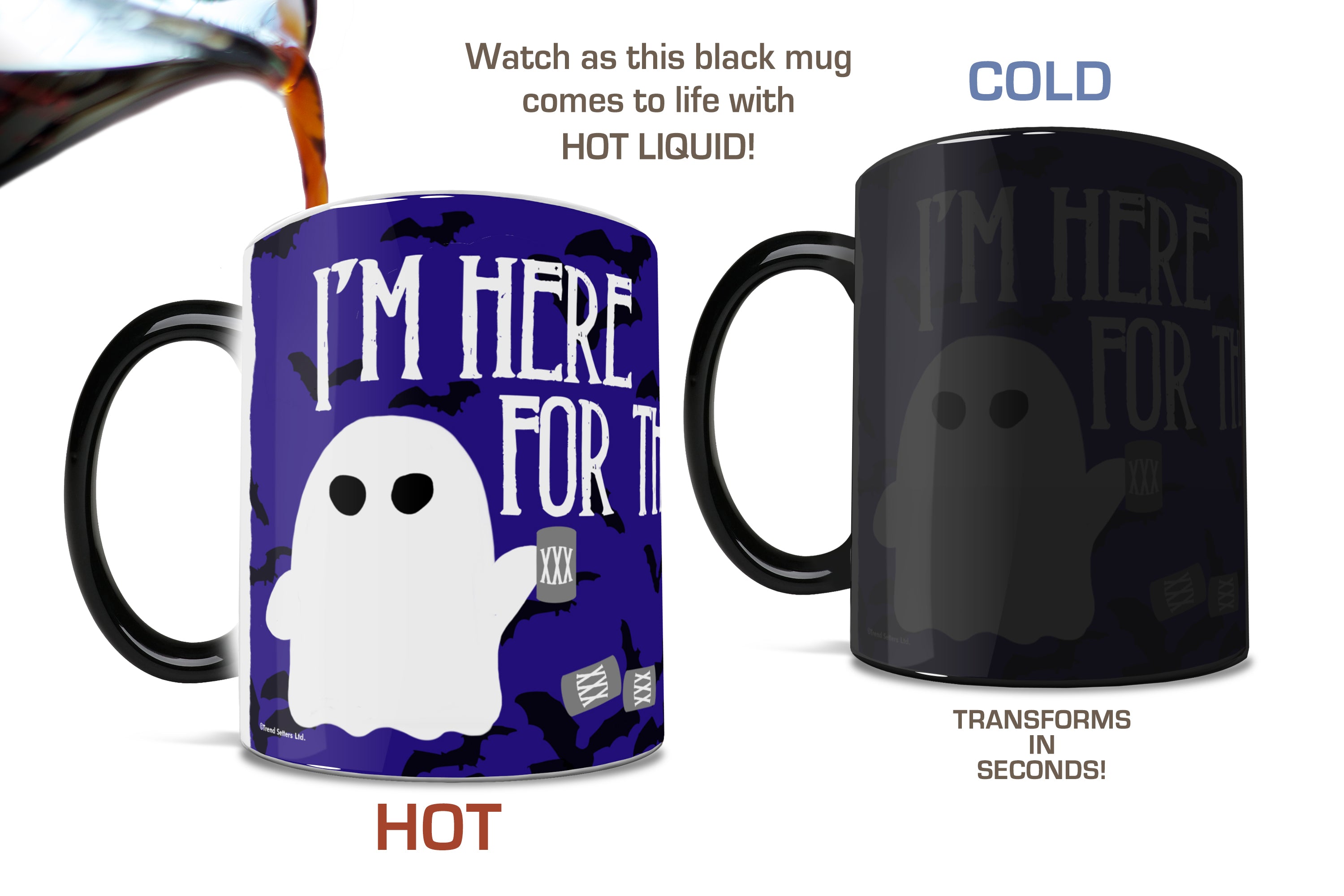 Halloween Collection (Here For The Boos) Morphing Mugs® Heat-Sensitive Mug MMUG249