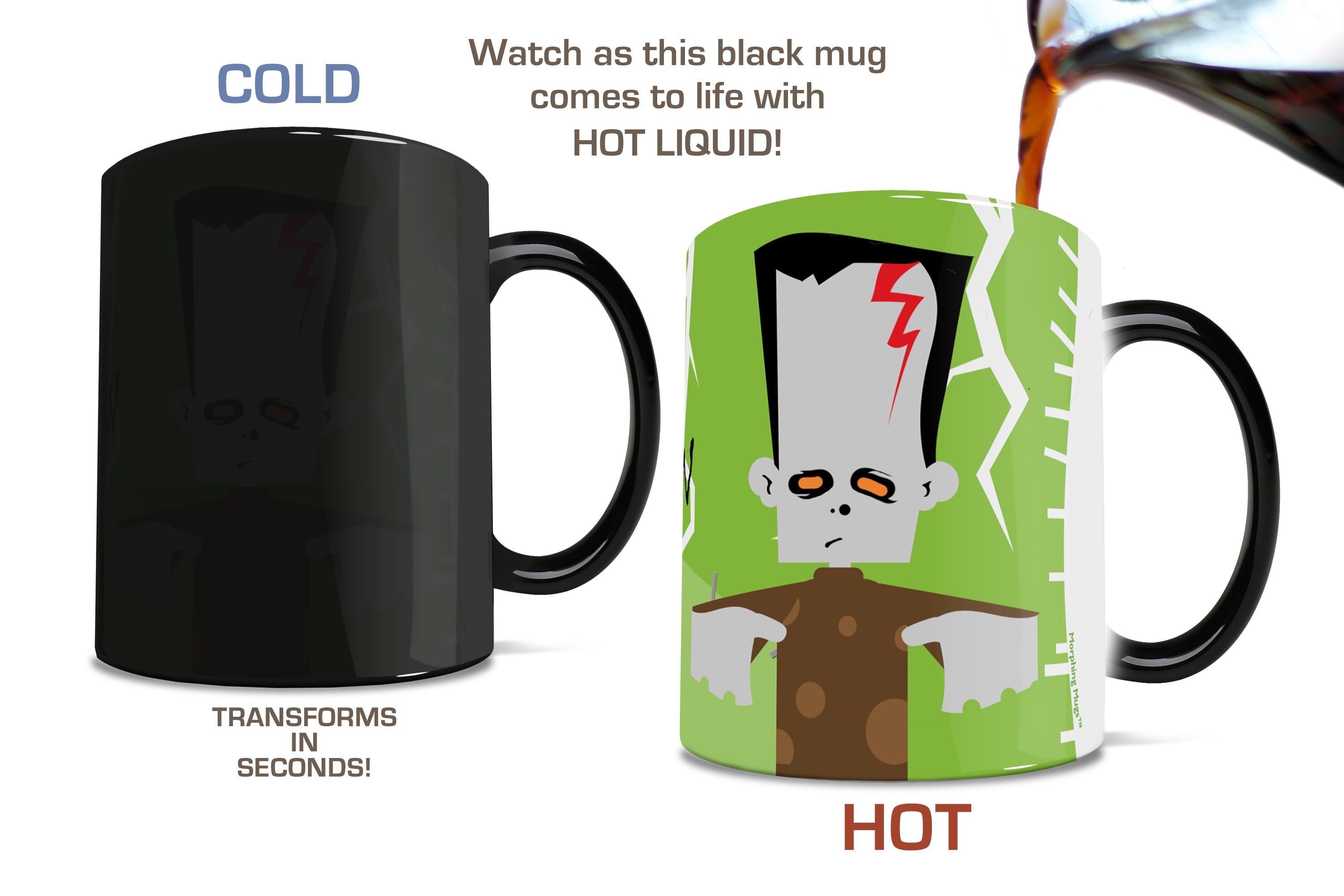 Halloween Collection (Frankenstein - Personalized) Morphing Mugs® Heat-Sensitive Mug MMUG250