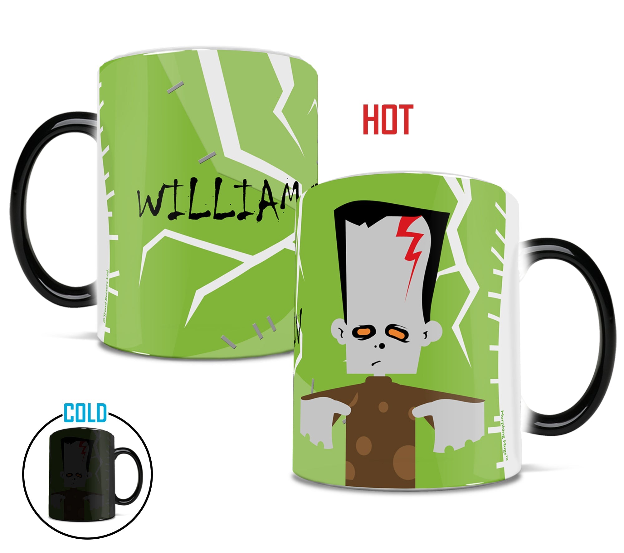 Halloween Collection (Frankenstein - Personalized) Morphing Mugs® Heat-Sensitive Mug MMUG250