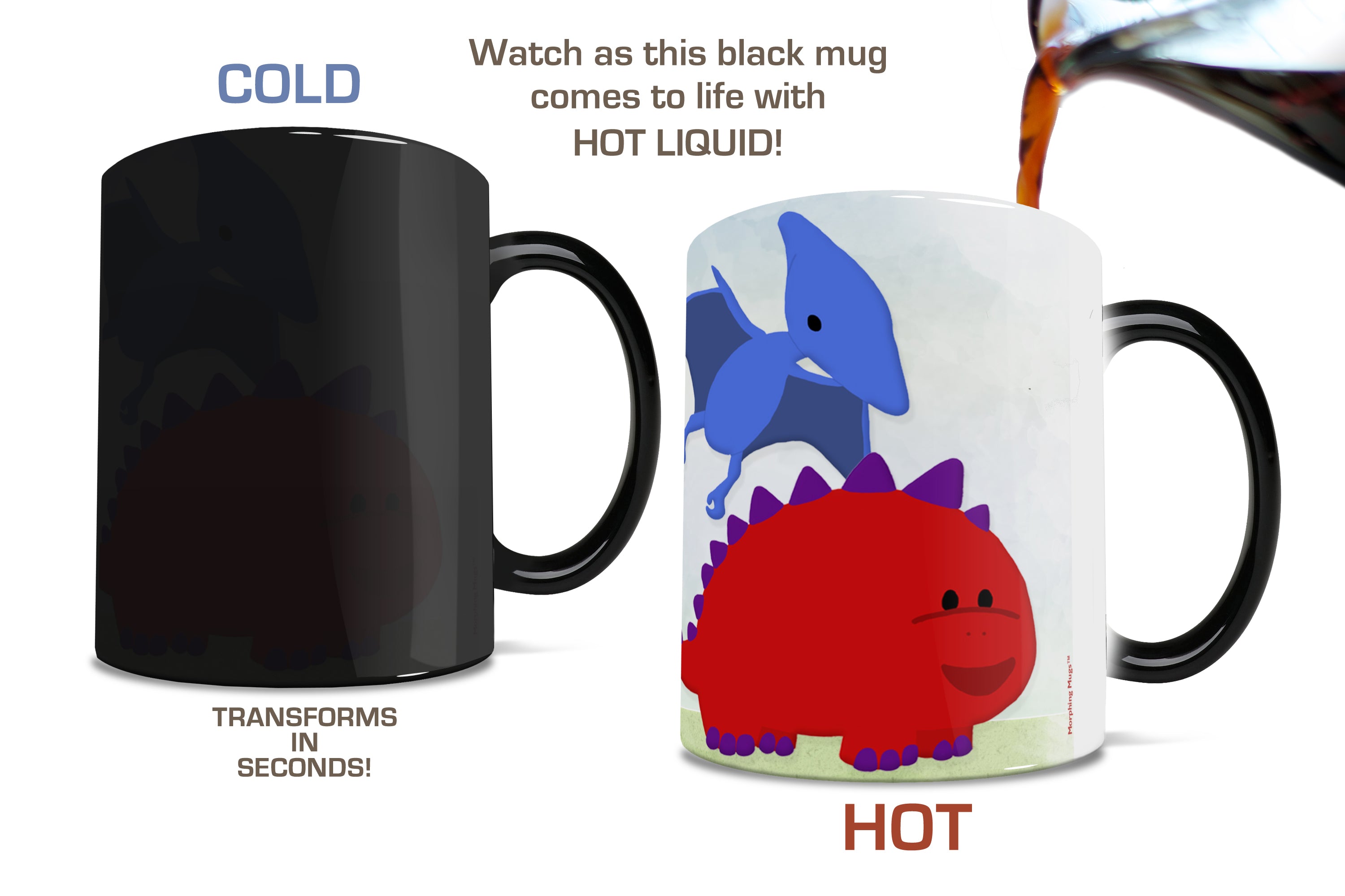 Kids Collection (Dinosaur Lineup) Morphing Mugs® Heat-Sensitive Mug MMUG252