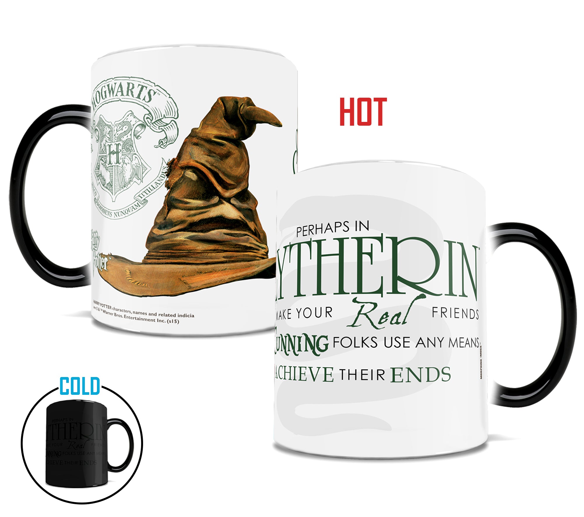 Harry Potter (Sorting Hat Slytherin) Morphing Mugs® Heat Sensitive Mug MMUG254