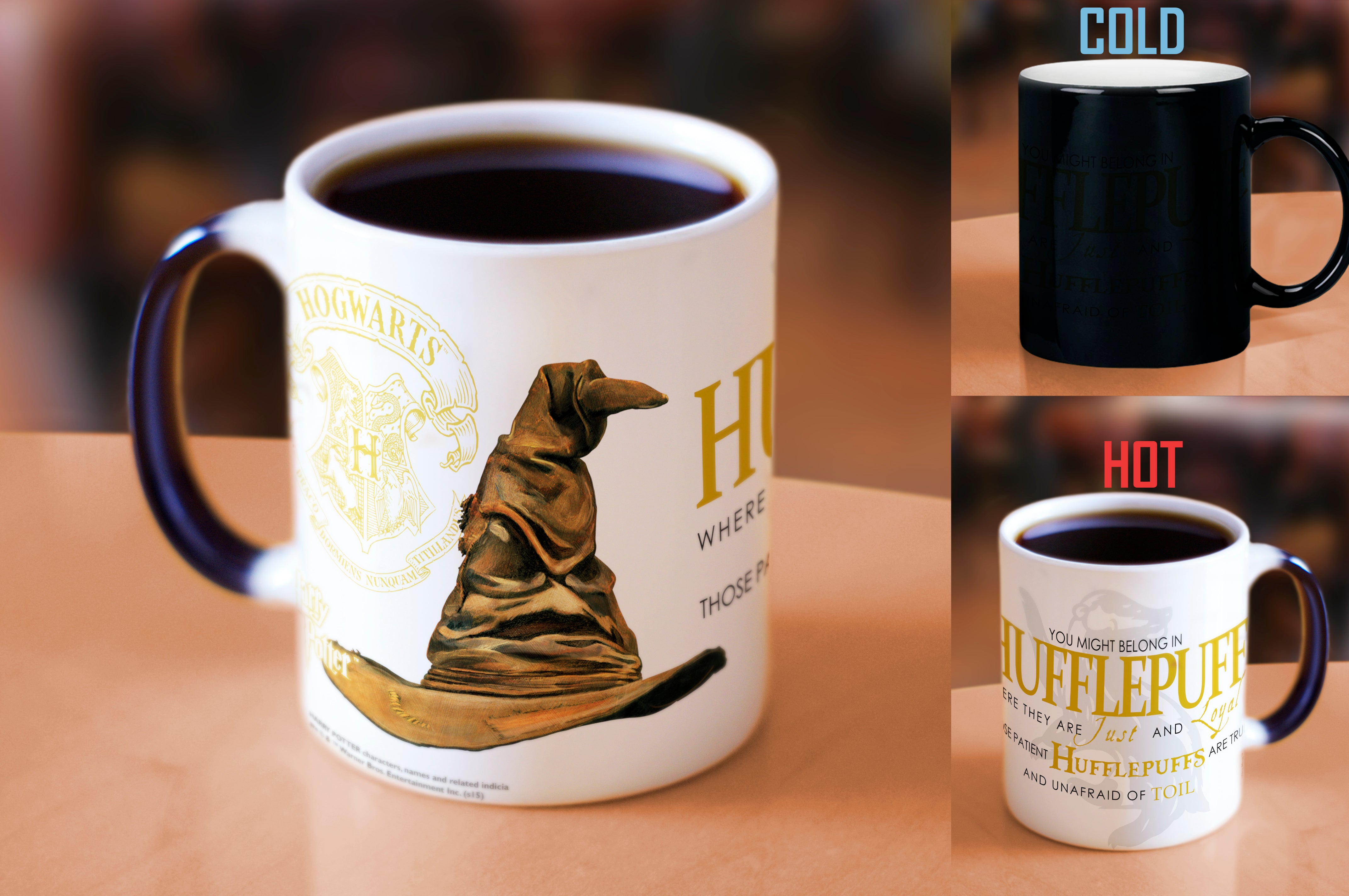 Harry Potter (Sorting Hat Hufflepuff) Morphing Mugs® Heat Sensitive Mug MMUG255