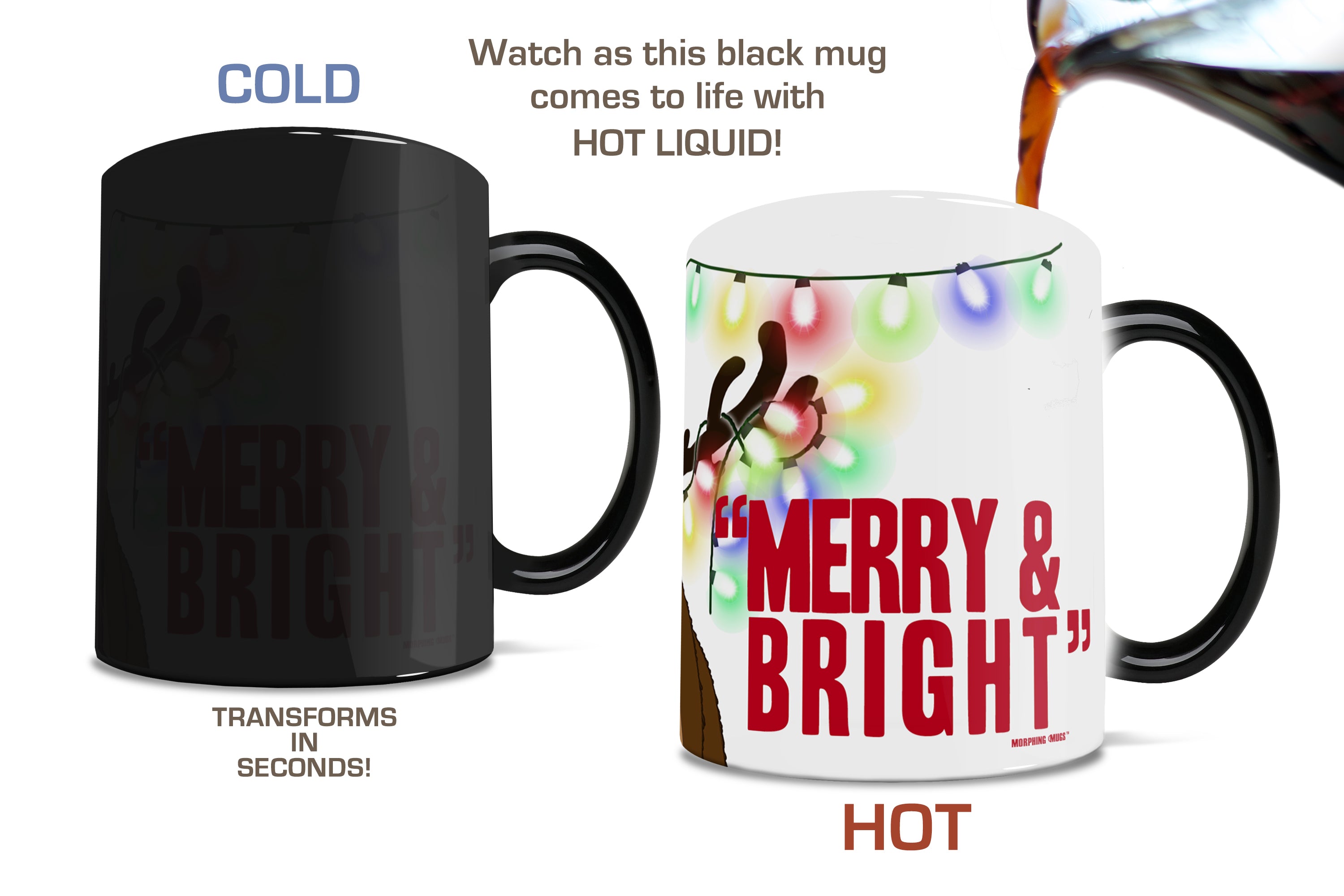 Christmas Collection (Merry and Bright) Morphing Mugs® Heat-Sensitive Mug MMUG275