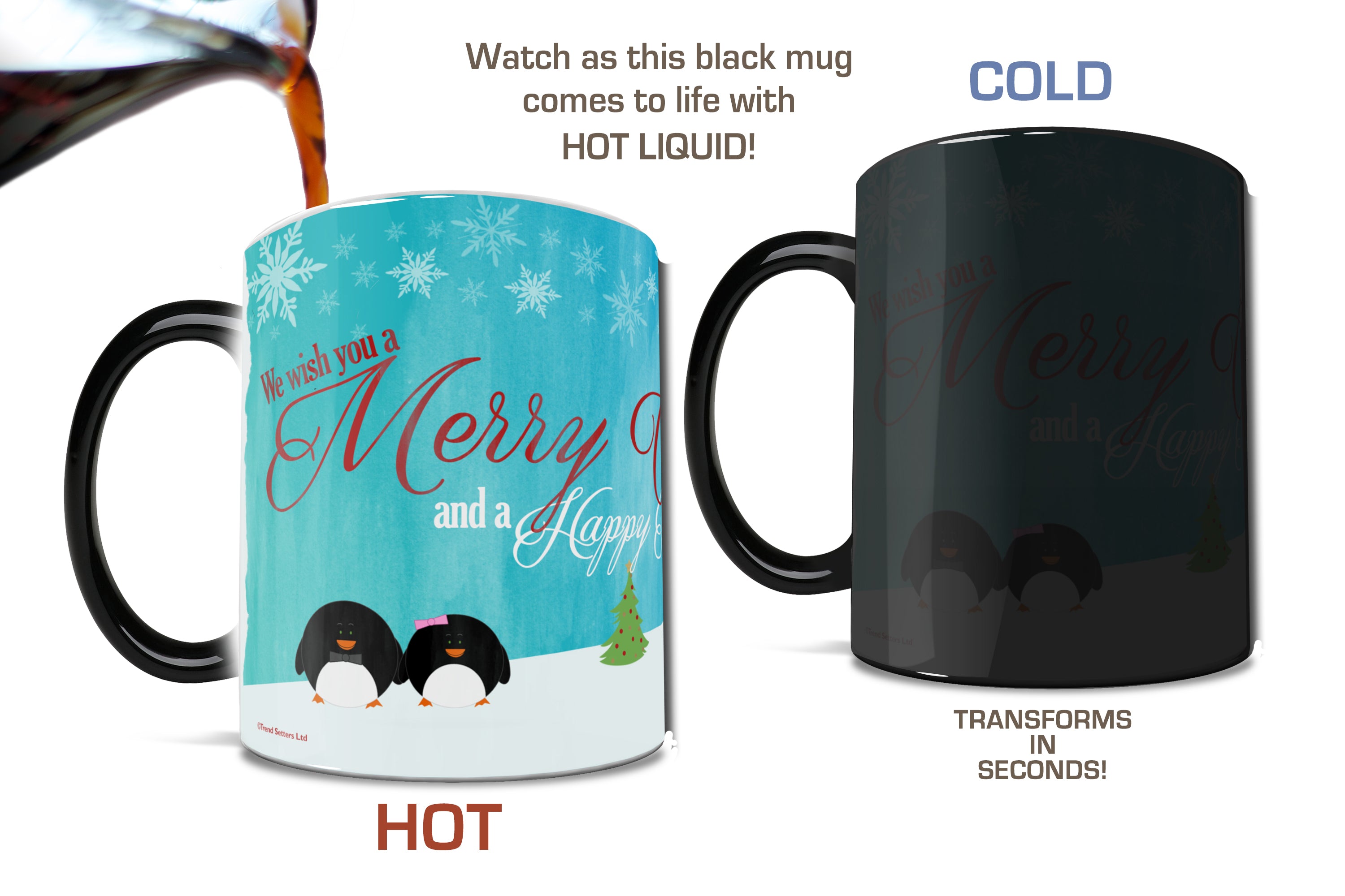 Christmas Collection (Merry New Year) Morphing Mugs® Heat-Sensitive Mug MMUG276