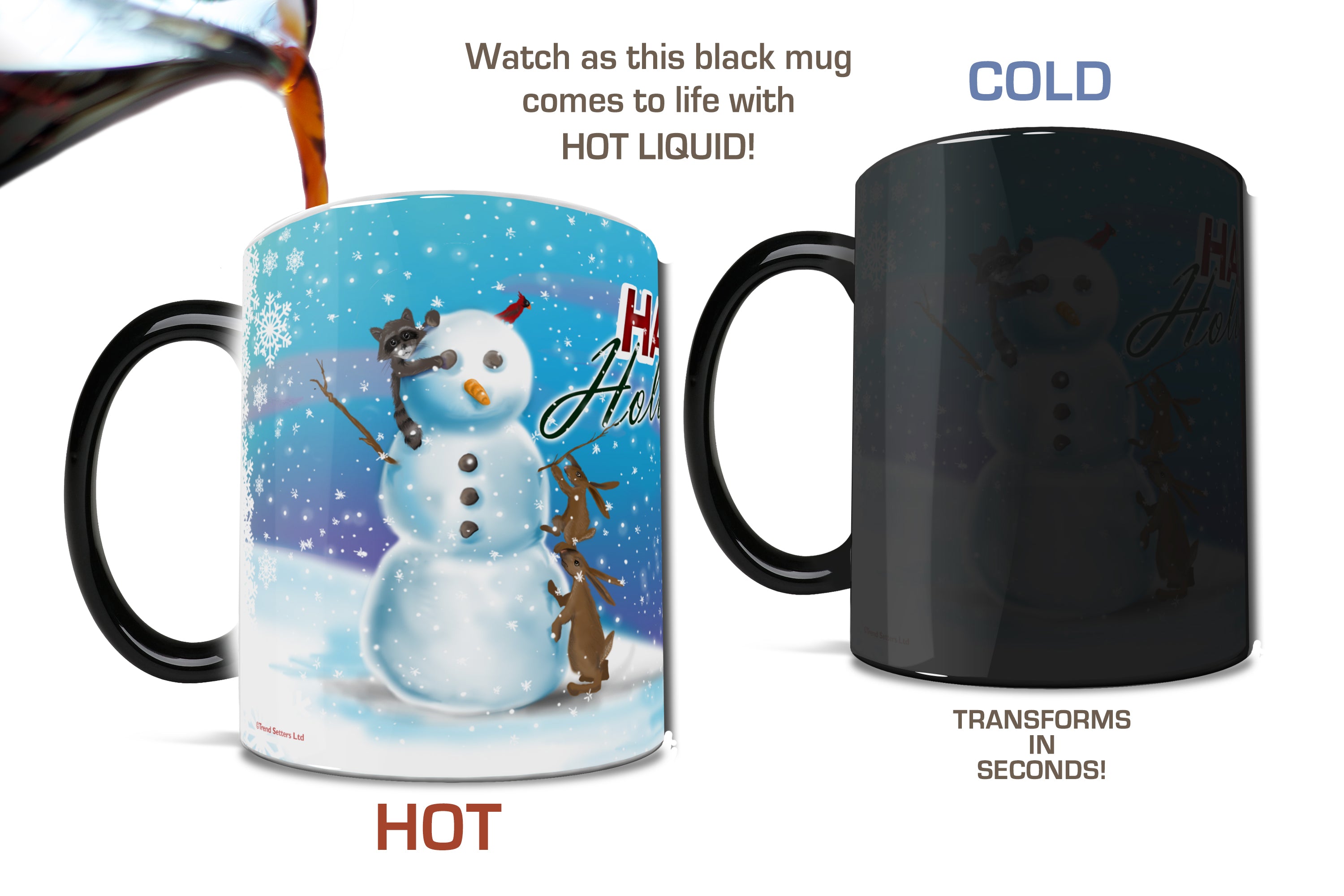 Christmas Collection (Happy Holidays) Morphing Mugs® Heat-Sensitive Mug MMUG280