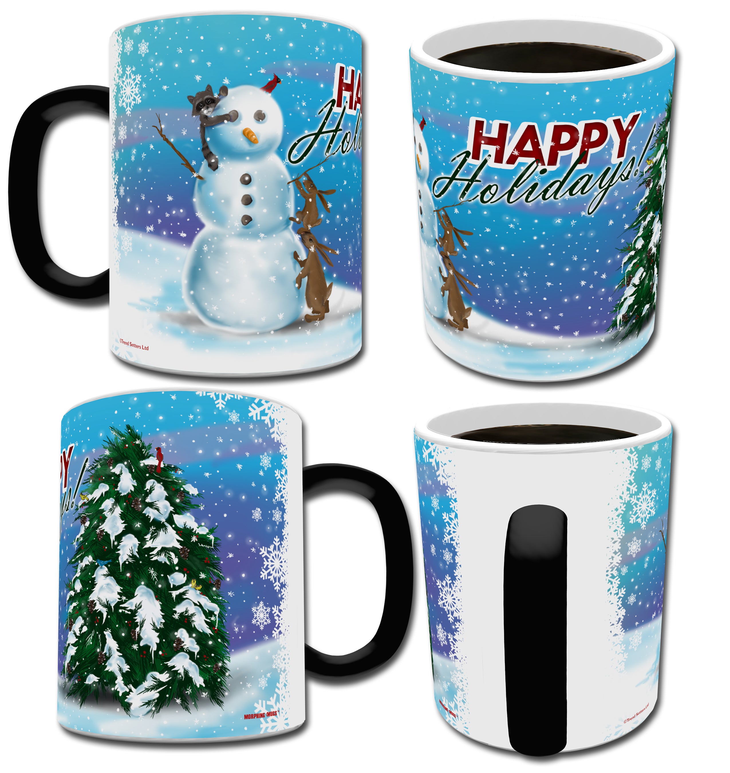 Christmas Collection (Happy Holidays) Morphing Mugs® Heat-Sensitive Mug MMUG280