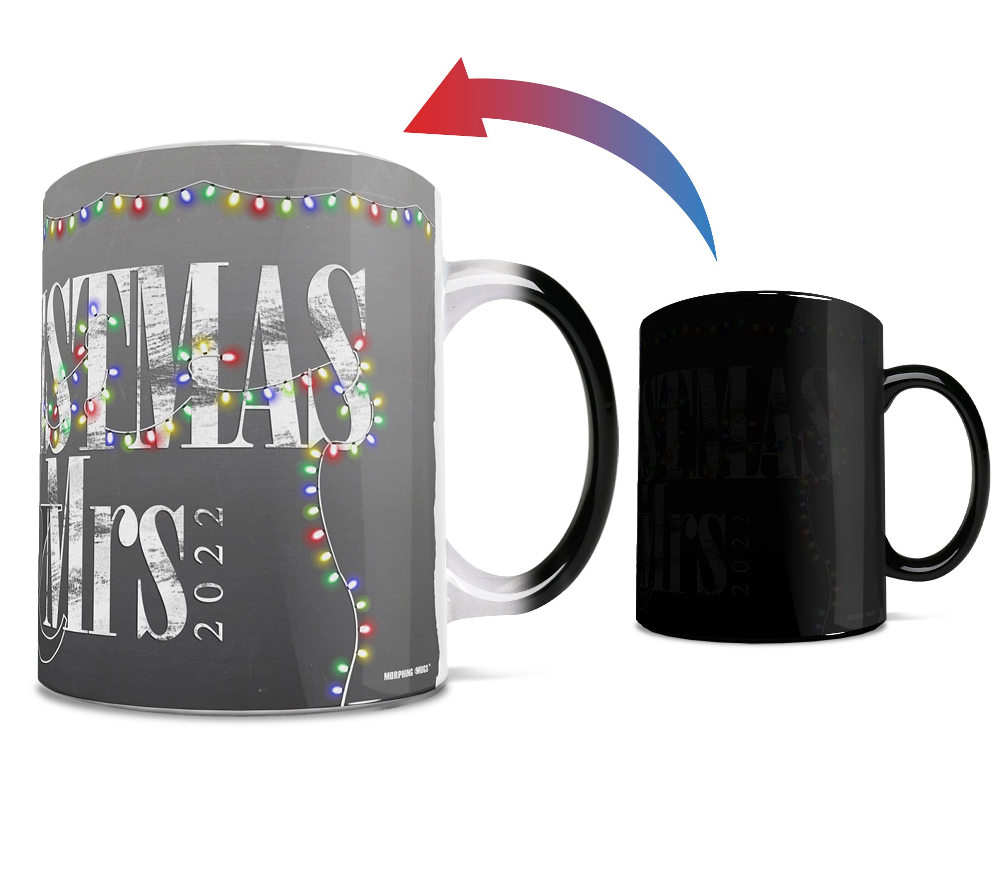 Christmas Collection (Our First Christmas Married - Personalized) Morphing Mugs® Heat-Sensitive Mug MMUG282