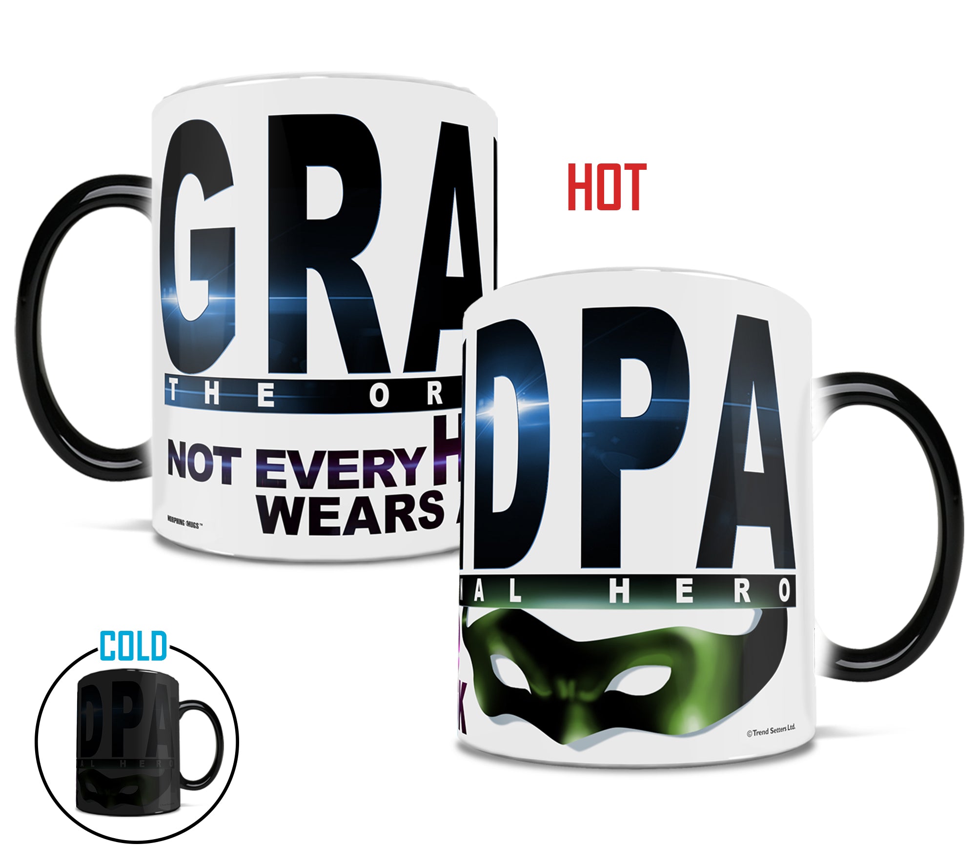 Family Collection (Grandpa is My Hero) Morphing Mugs® Heat-Sensitive Mug MMUG283