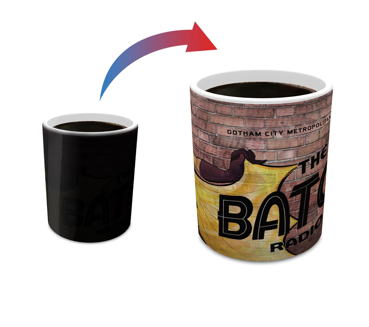 DC Comics (Justice League – Batgirl Radio Hour) Morphing Mugs® Heat-Sensitive Mug MMUG290