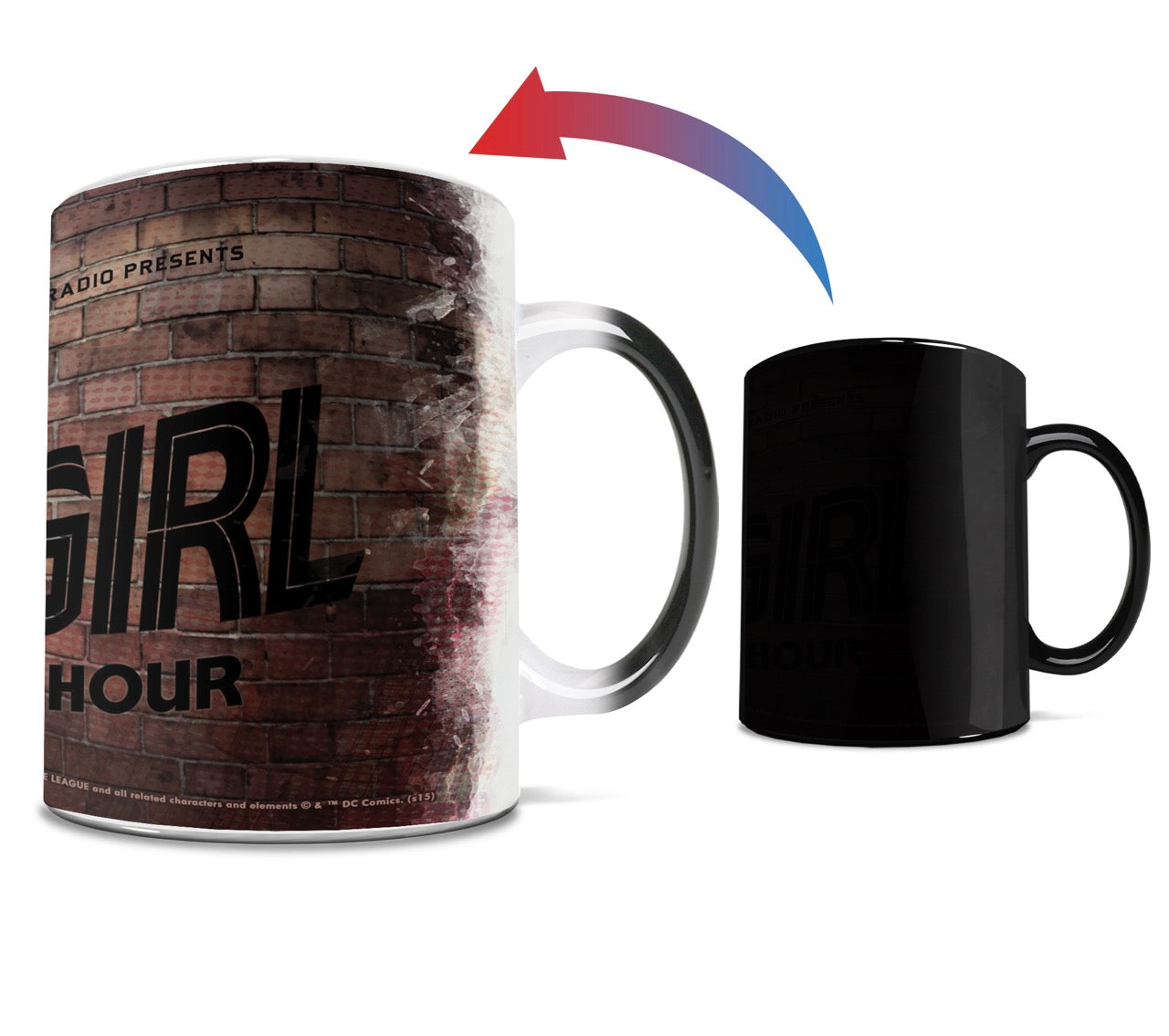 DC Comics (Justice League – Batgirl Radio Hour) Morphing Mugs® Heat-Sensitive Mug MMUG290