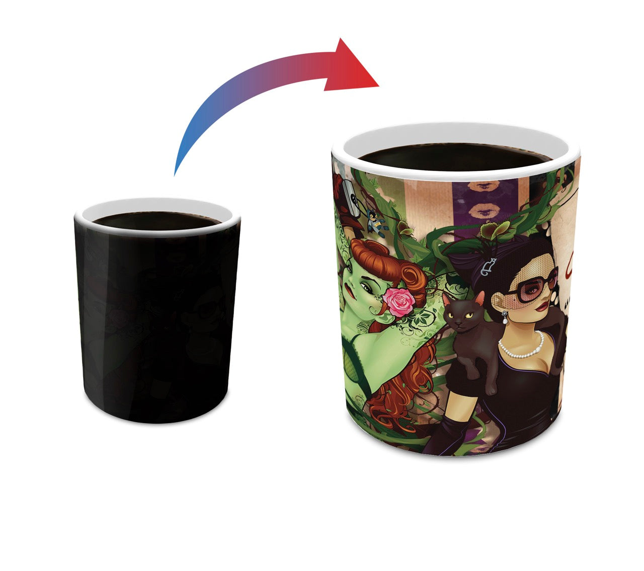 DC Comics (Justice League – Gotham City Sirens) Morphing Mugs® Heat-Sensitive Mug MMUG291