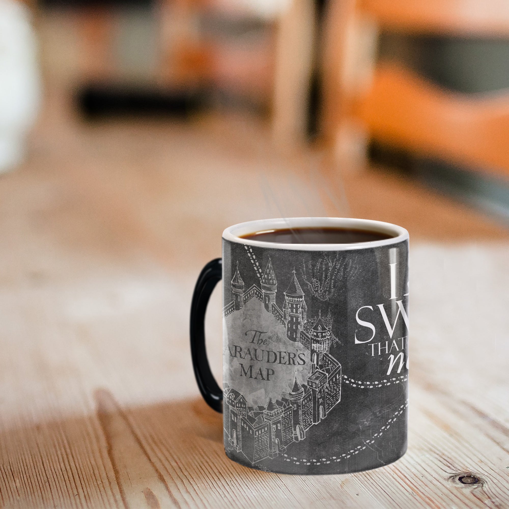 Harry Potter (Marauders Map - Black and White) Morphing Mugs® Heat-Sensitive Mug MMUG297