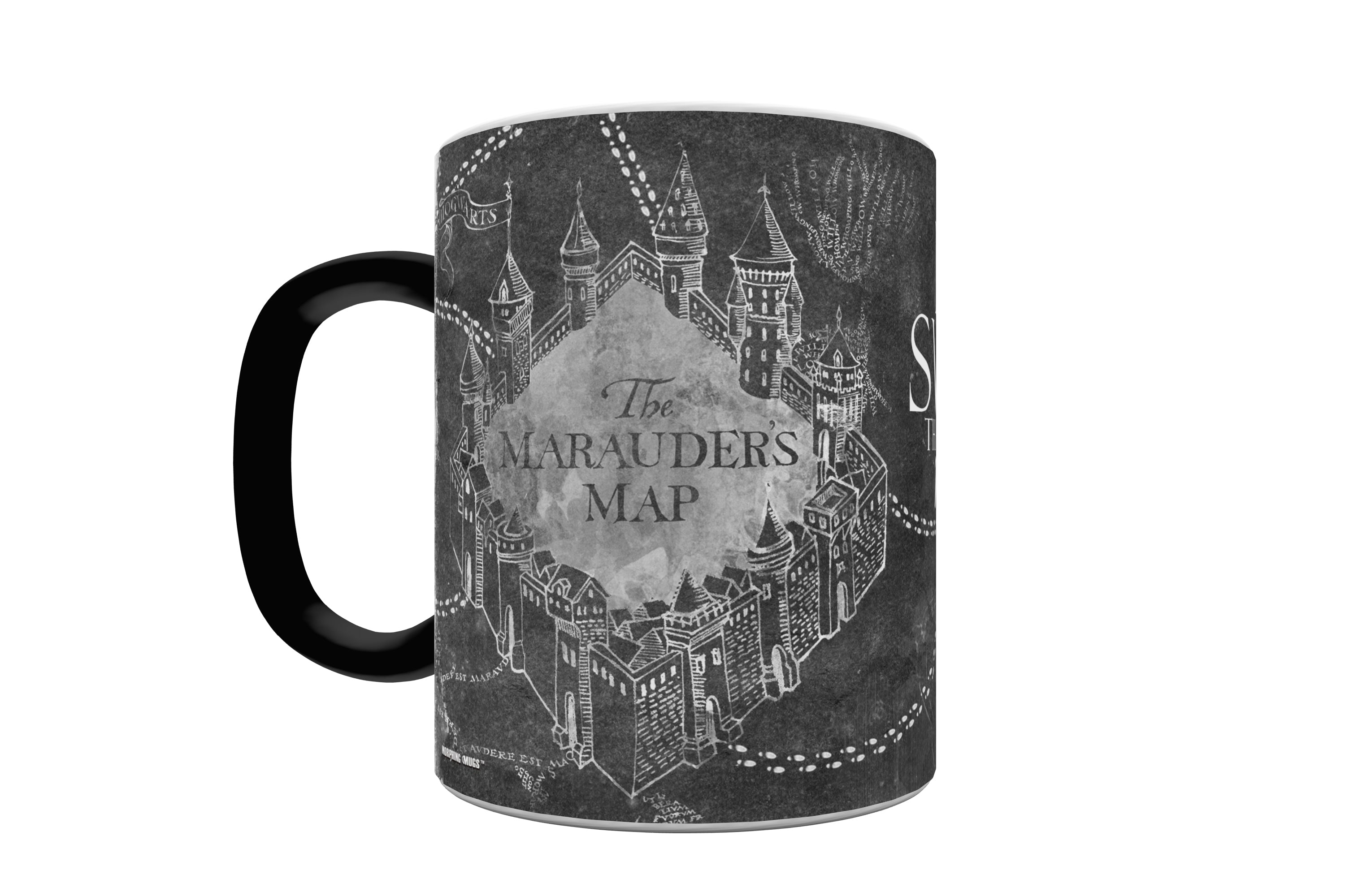 Harry Potter (Marauders Map - Black and White) Morphing Mugs® Heat-Sensitive Mug MMUG297